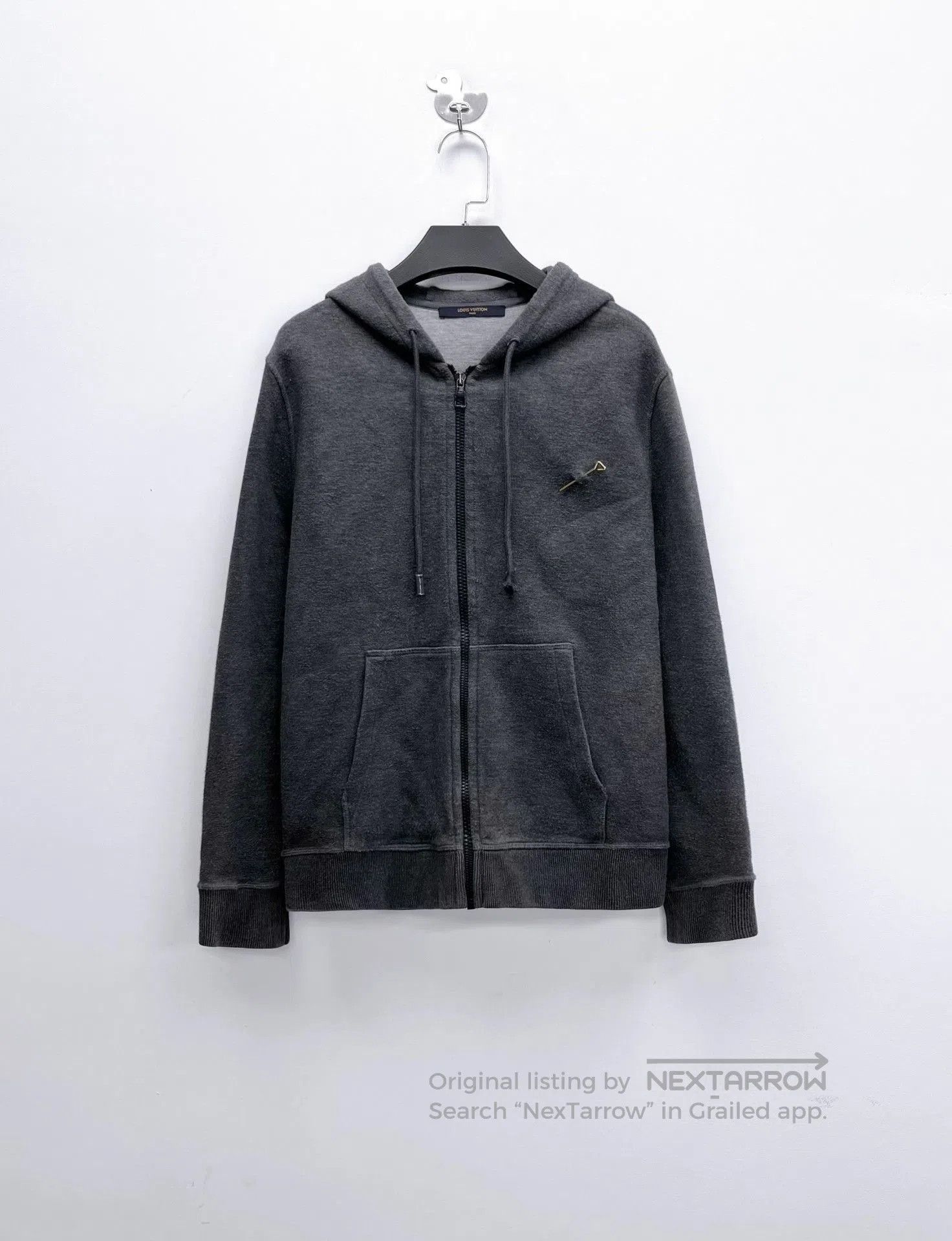 Louis Vuitton Louis Vuitton Gray Zip Hoodie Jacket. Size US S / EU 44-46 / 1 - 1 Thumbnail