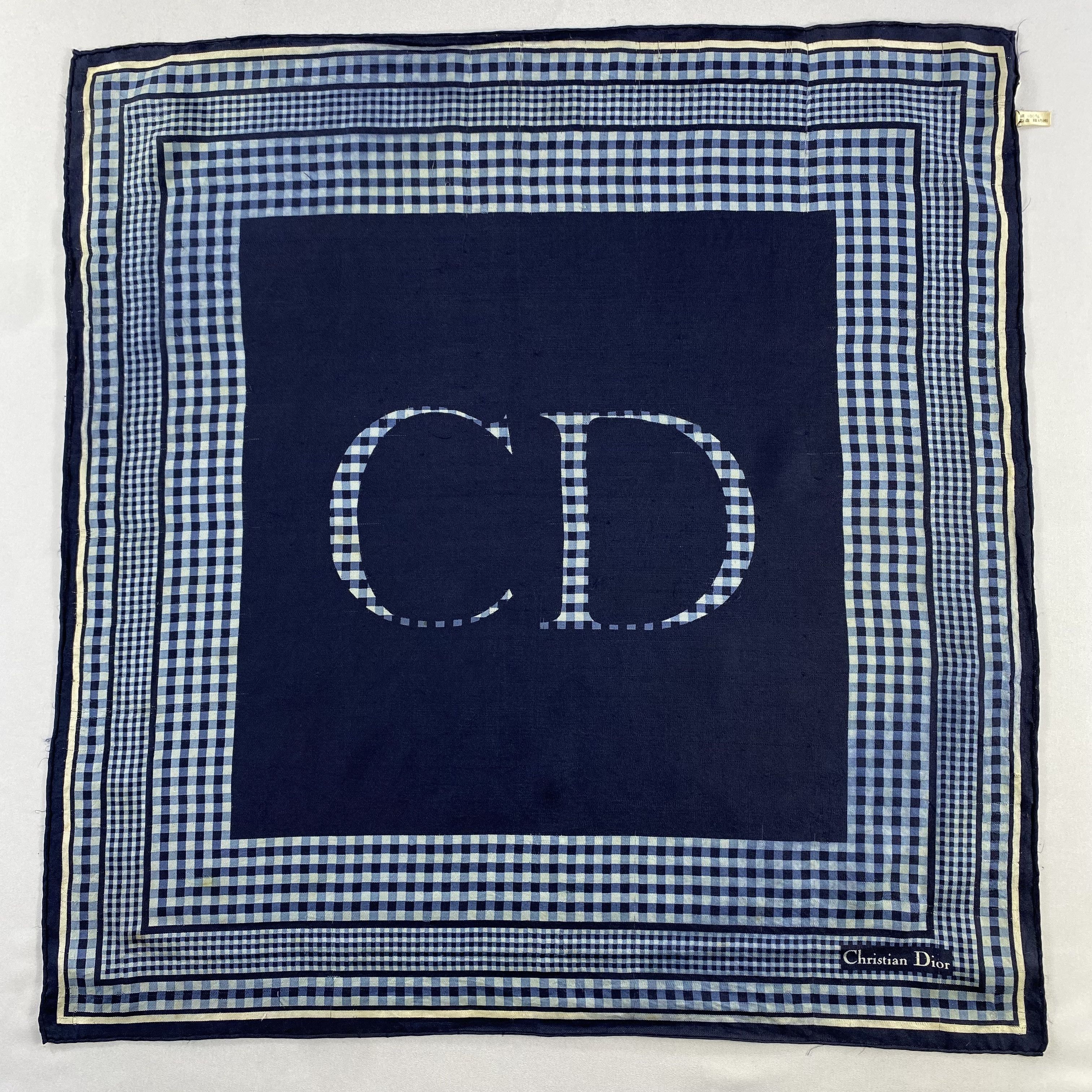 Vintage Christian Dior Monsieur Handkerchief / Neckerchief-P1189 Size ONE SIZE - 1 Thumbnail