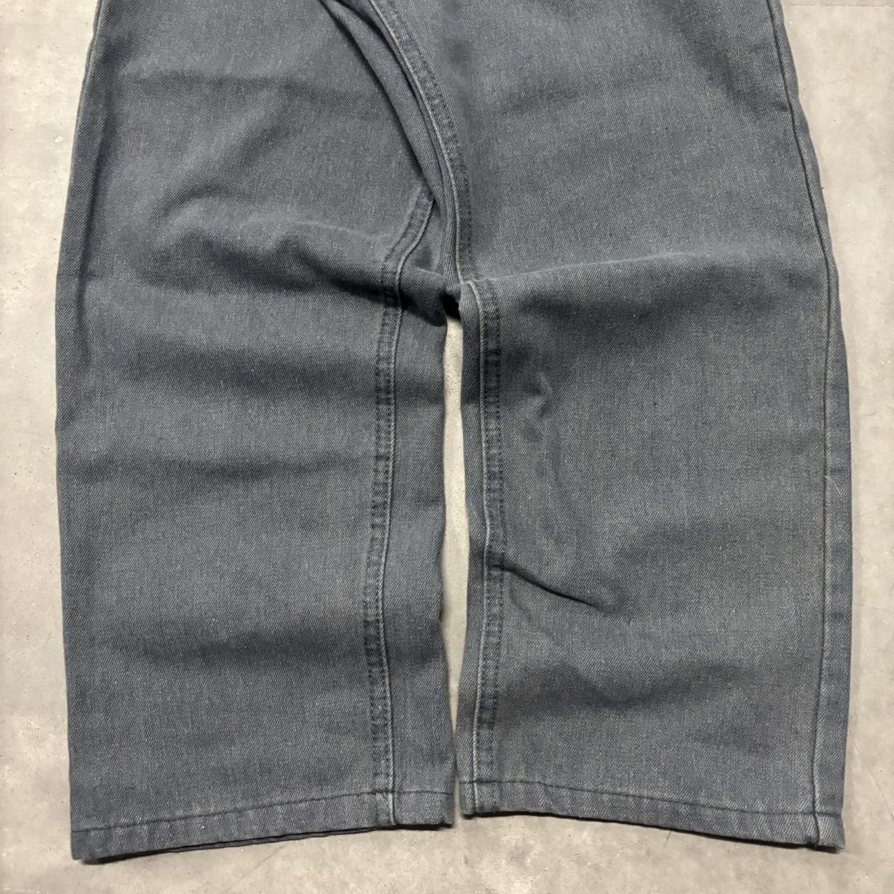 Japanese Brand × Vintage Crazy Vintage Y2K/2000s Faded Dark Blue Wash Essential Denim Jeans! Size US 33 - 6 Thumbnail
