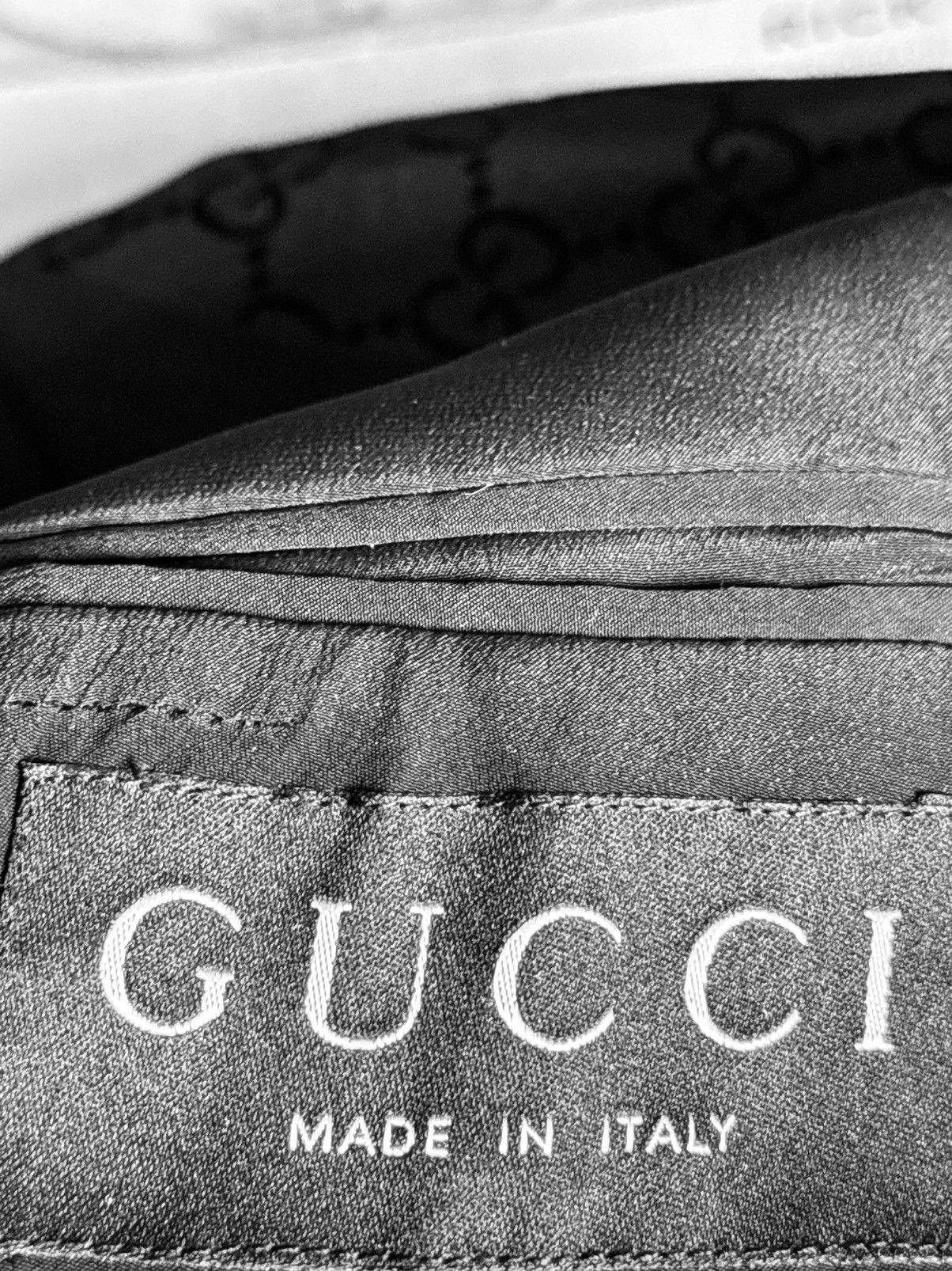 Gucci Gucci by Tom Ford S/S 1998 Runway Monogram Silk Suit Size M / US 6-8 / IT 42-44 - 12 Thumbnail