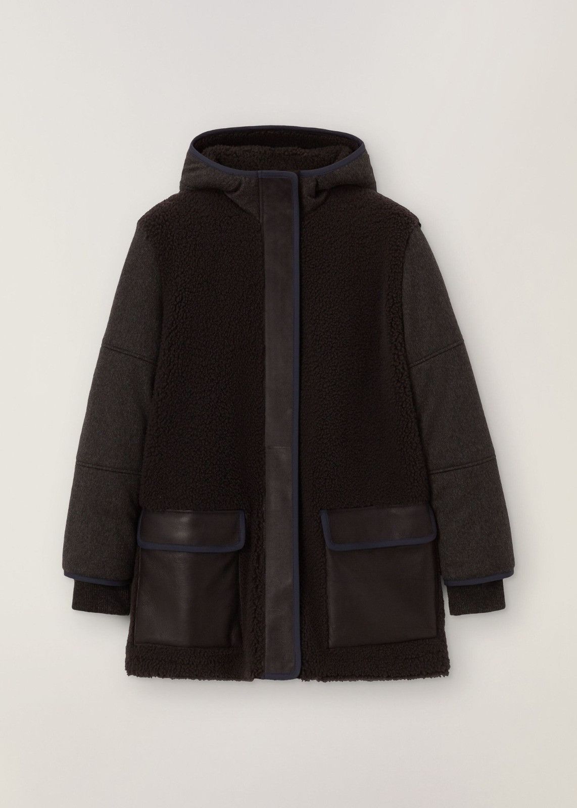 Loro Piana o1srvl11e0824 Larsen Curly Silky Lacon Jacket in Black Size XS / US 0-2 / IT 36-38 - 1 Thumbnail