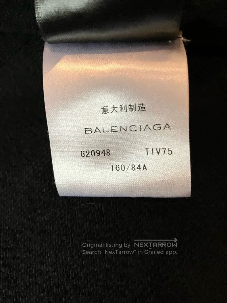 Balenciaga Balenciaga Letter Logo Printed Black Hooded Zip-up Sweatsh Size US S / EU 44-46 / 1 - 9 Thumbnail