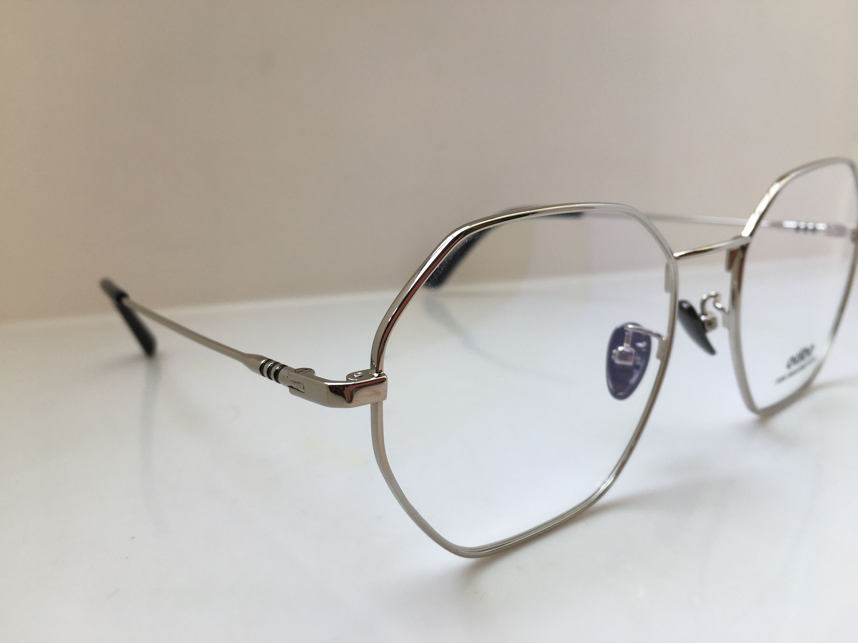 Other odbo 29307 Silver Polygon Eyeglasses Frame Size ONE SIZE - 2 Thumbnail