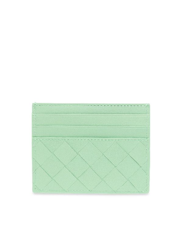 Bottega Veneta o1n1vont1124 Size: OS / Intrecciato Card Case in Green Size ONE SIZE - 1 Thumbnail