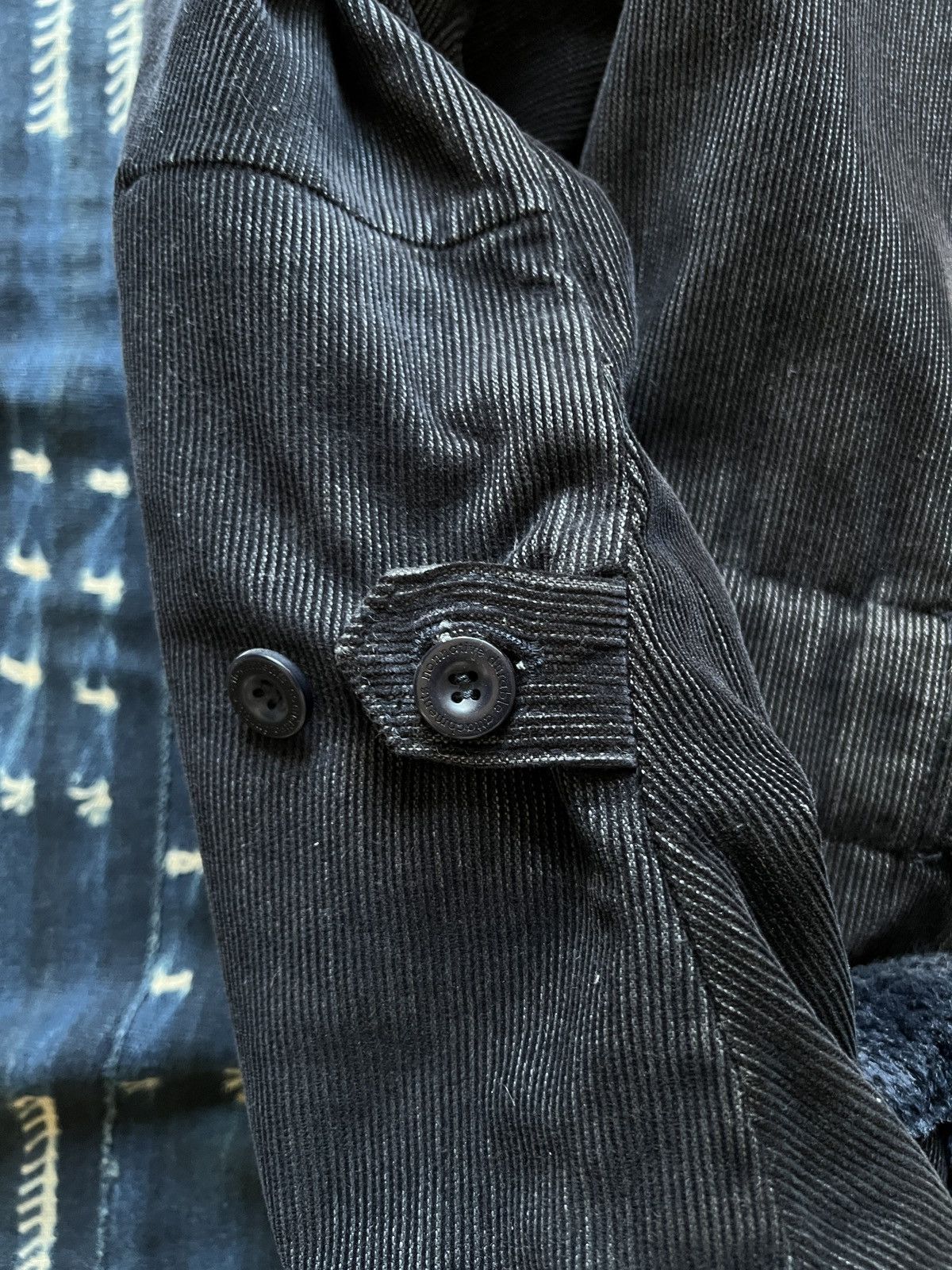 Nonnative × Undercover Nonnative Aizome Hand Dyed Corduroy Fur Coat Size US M / EU 48-50 / 2 - 8 Thumbnail