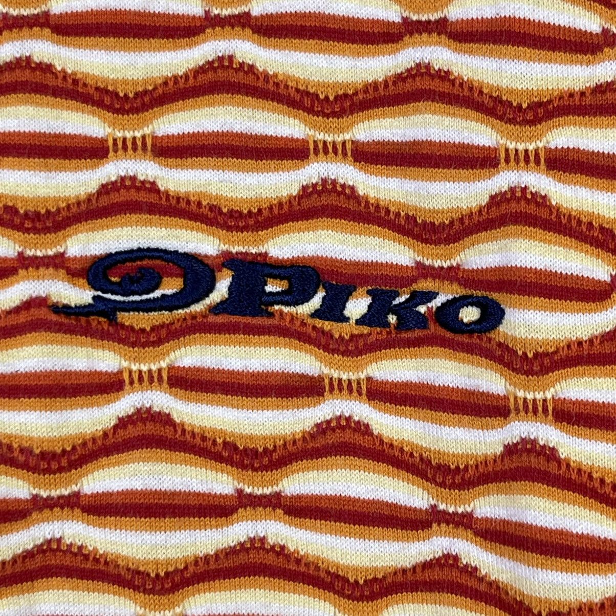 Vintage Vintage 90s Piko TomTom Stripes Jacquard Surf Skate Tshirt Size US L / EU 52-54 / 3 - 6 Thumbnail