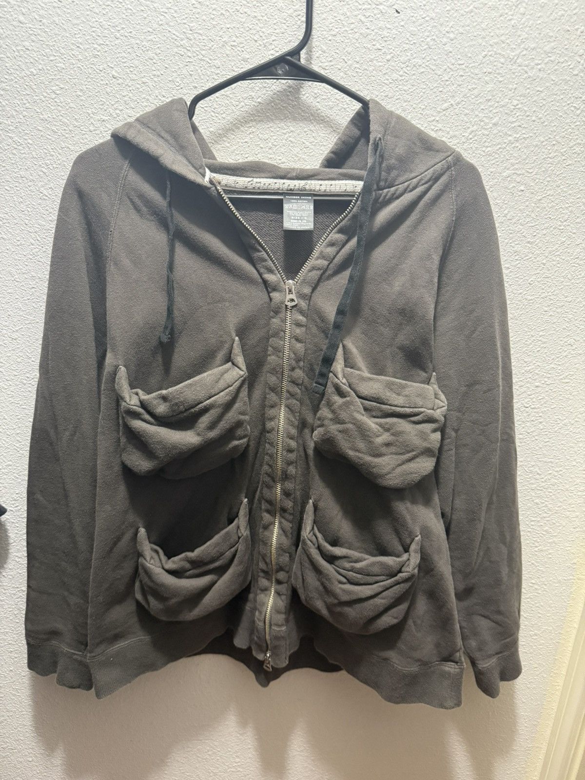 Number N Ine 3 Pocket Hoodie | Grailed