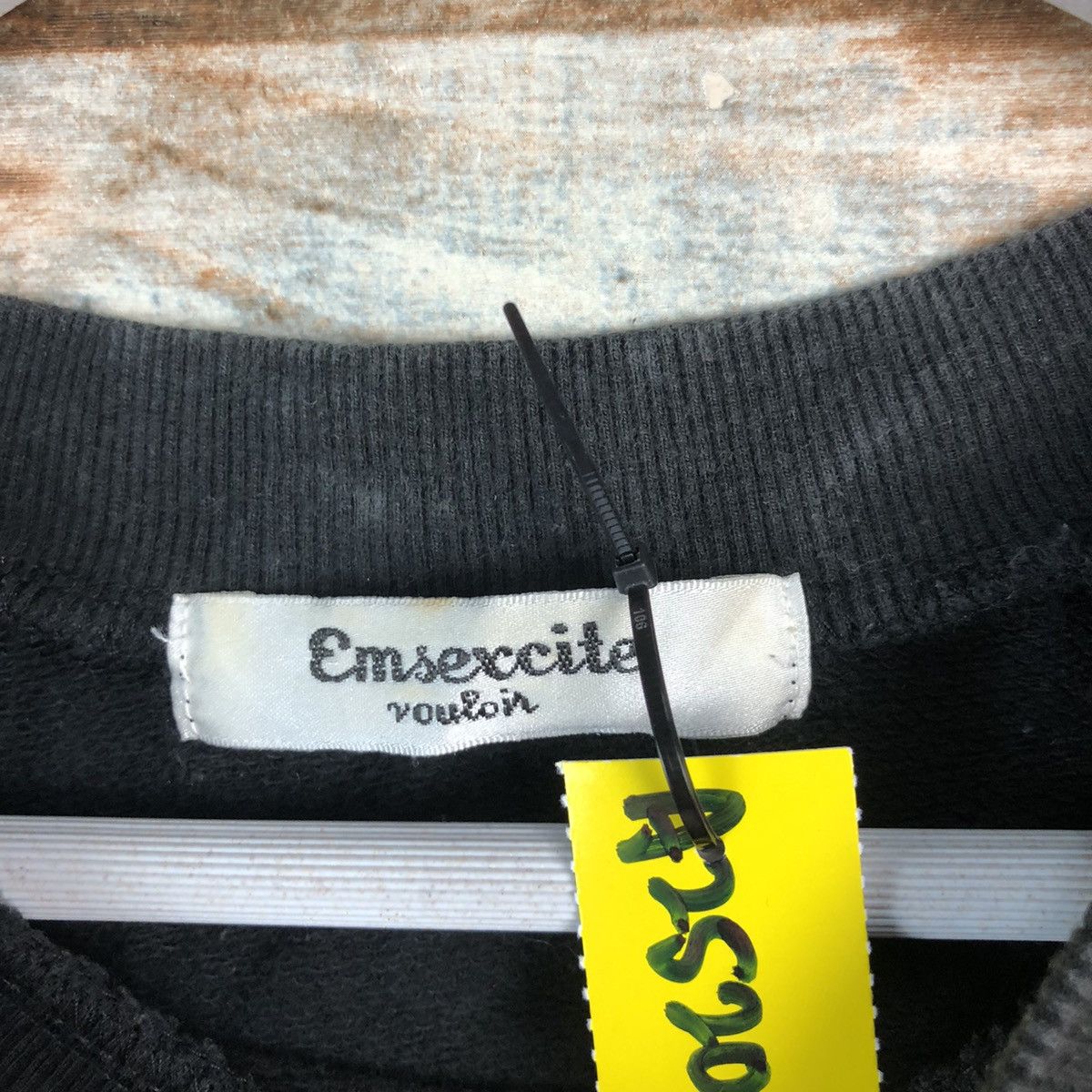 Homespun Knitwear × Japanese Brand Emsexcite Black vintage Knitwear #A2520 Size M / US 6-8 / IT 42-44 - 11 Thumbnail
