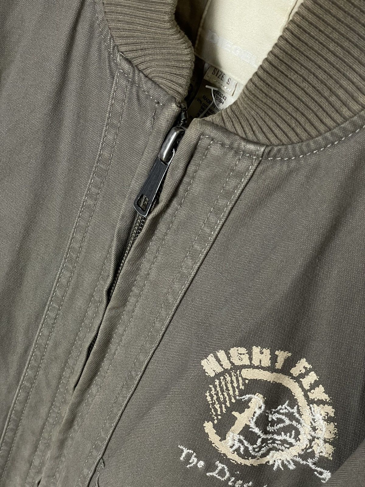 Diesel × Japanese Brand × Vintage Y2K Diesel Jacket Bomber Military Style Y2K Designer Italy Size US S / EU 44-46 / 1 - 8 Thumbnail