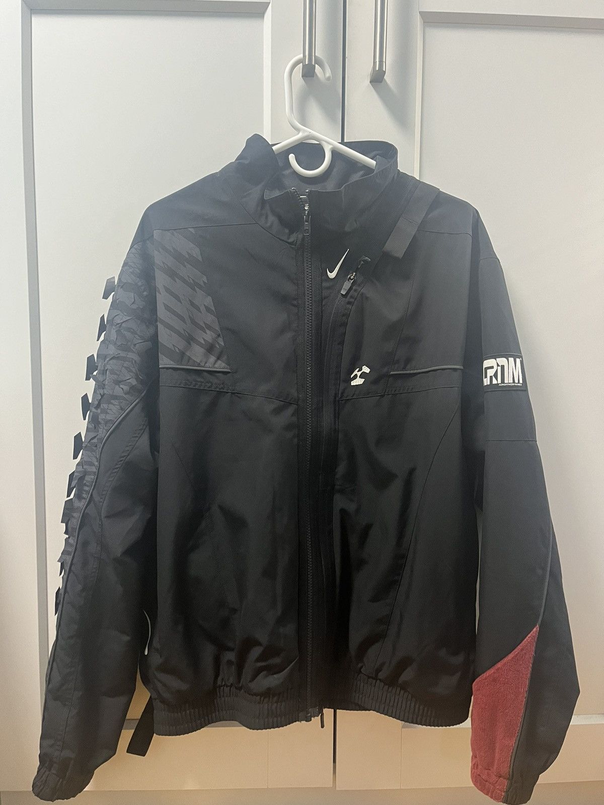 Acronym × Nike Acronym Nike Woven Track Jacket Black Colorway 