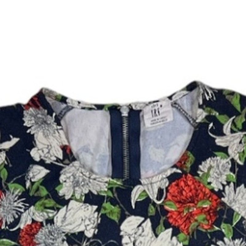 NBDN Nobrandedon TRF Gray/Green Floral Top | Size 28 Size XL / US 12-14 / IT 48-50 - 4 Thumbnail