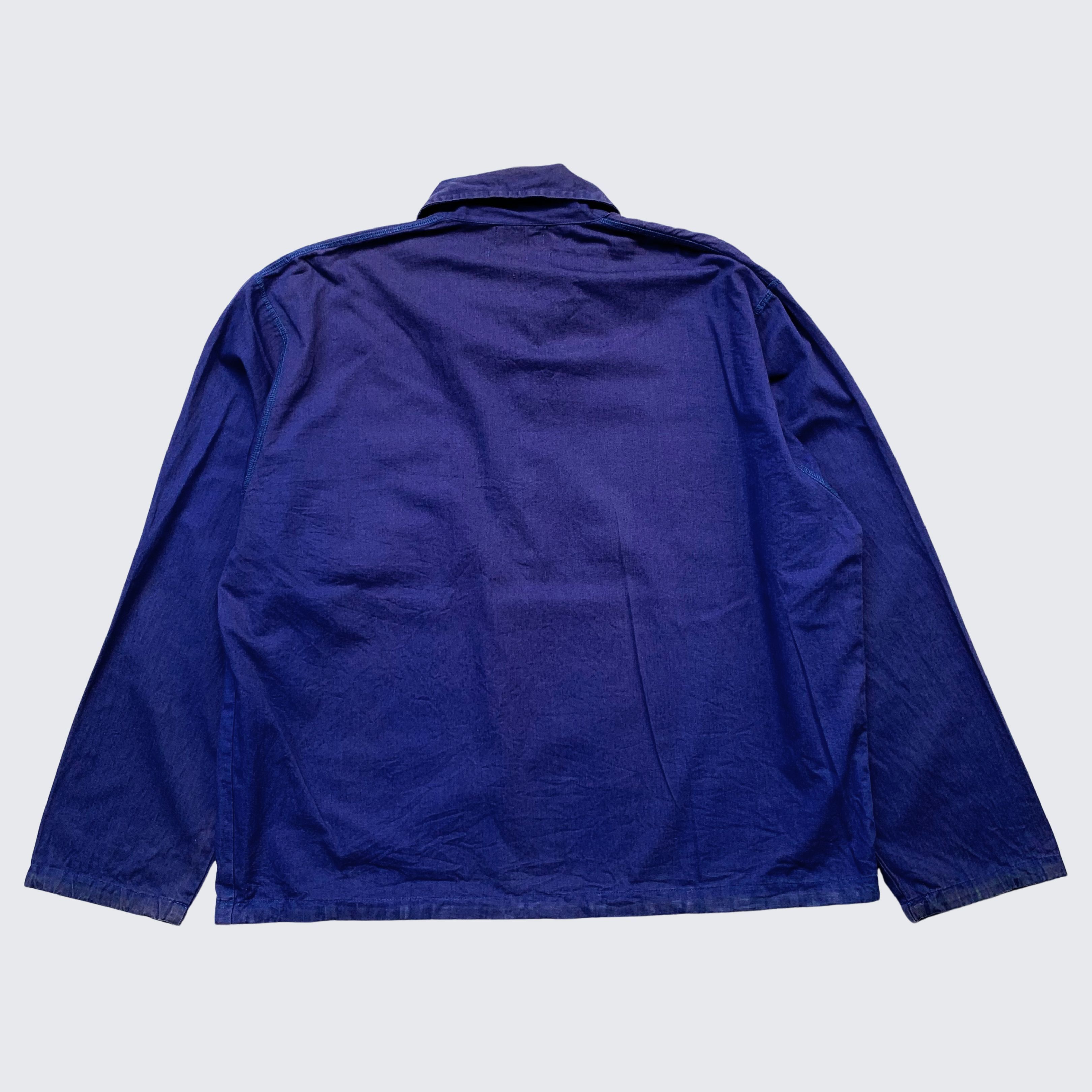Nigel Cabourn 1980s Nigel Cabourn England Half Zip Canvas Jacket Size US L / EU 52-54 / 3 - 5 Thumbnail