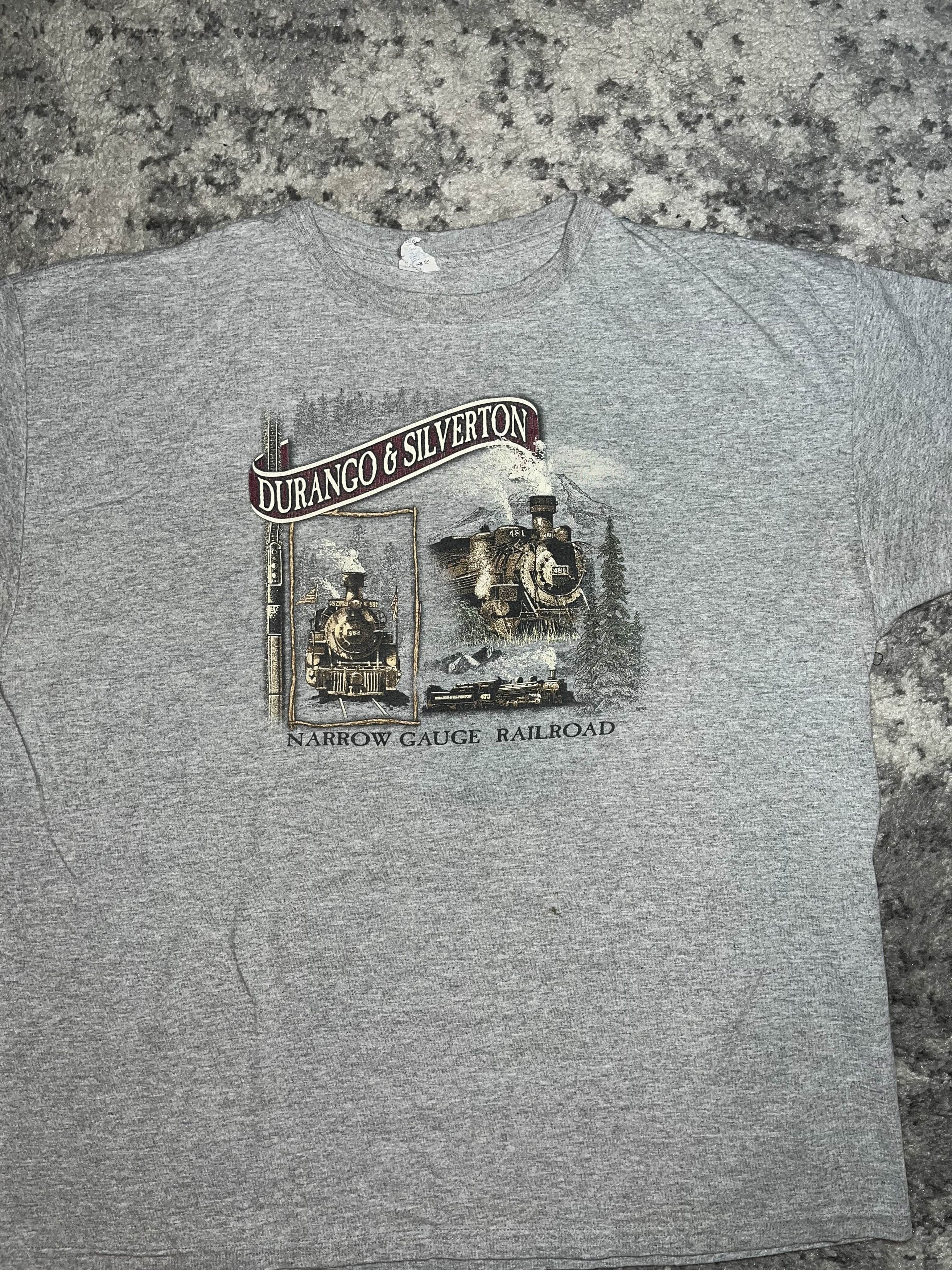 Vintage Y2K Ultra-Boxy Durango and Silverton Railroad Graphic Shirt Size US XL / EU 56 / 4 - 2 Thumbnail