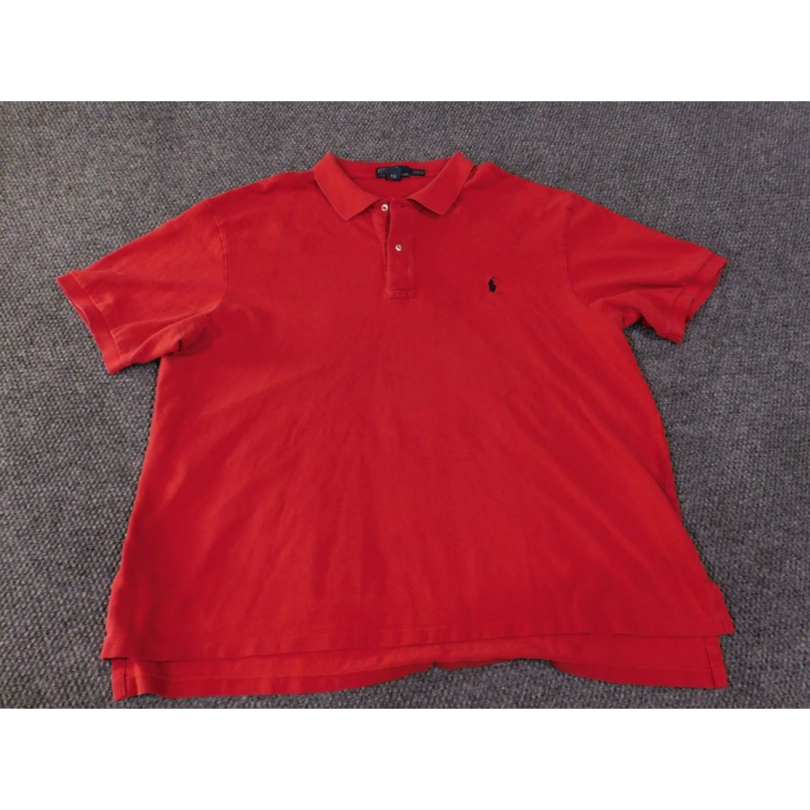 Polo Ralph Lauren Polo Ralph Lauren Polo Shirt Mens 3XB Red Cotton Classic Pony Embroidered Golf Big & Tall Boys? (Note: ensure concise) Size US XXL / EU 58 / 5 - 3 Thumbnail