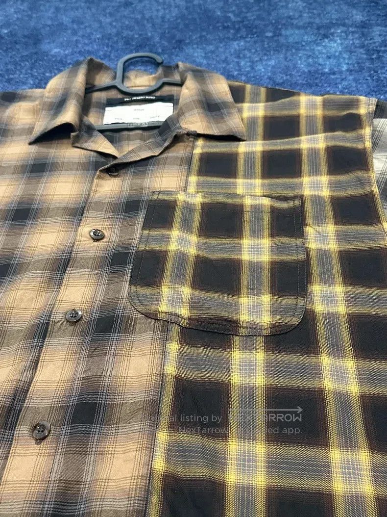 Song For The Mute Song For The Mute Patchwork Plaid Shirt Size US M / EU 48-50 / 2 - 2 Thumbnail