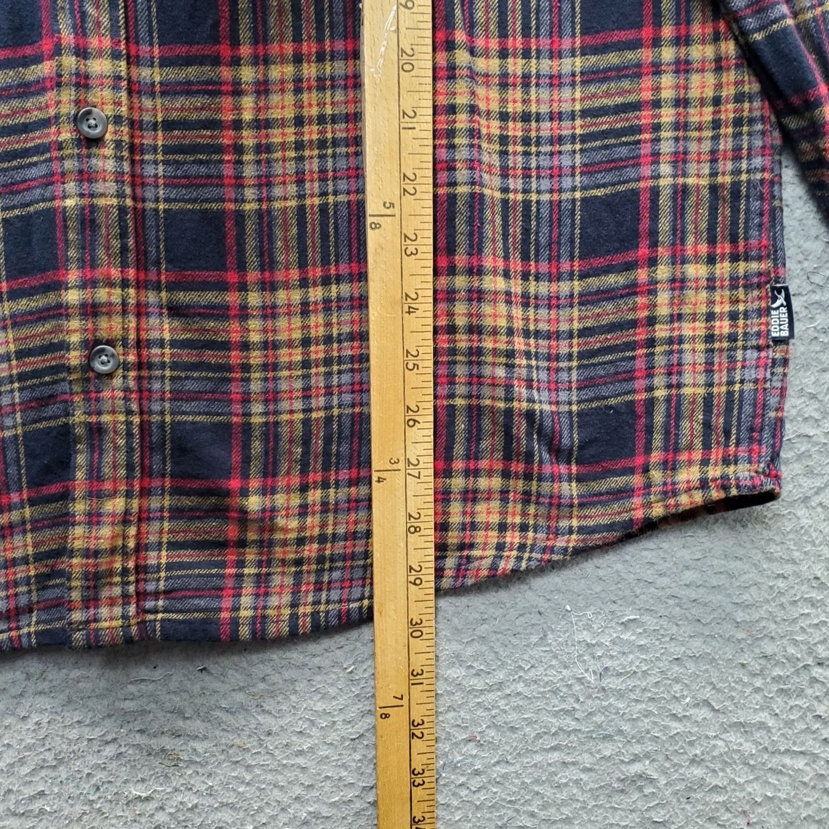 Eddie Bauer Eddie Bauer Mens XL Multicolor Plaid Flannel Button-Up Shirt Size US XL / EU 56 / 4 - 3 Thumbnail