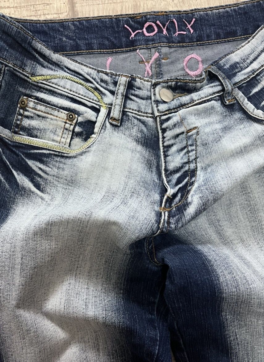 Other S.Ac Denim brand lovly y2k pink embroidery washed jeans Size 27" / US 4 / IT 40 - 6 Thumbnail