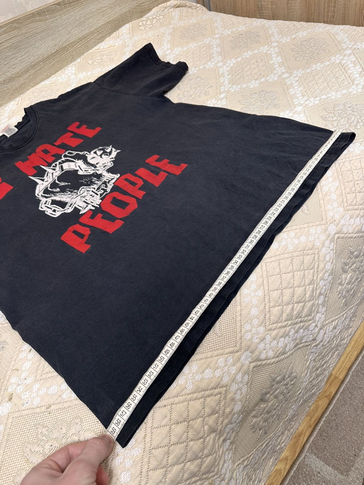 Band Tees 🔥 Anti-Nowhere League I Hate People Punk Rock Band T Shirt Size US XL / EU 56 / 4 - 11 Thumbnail
