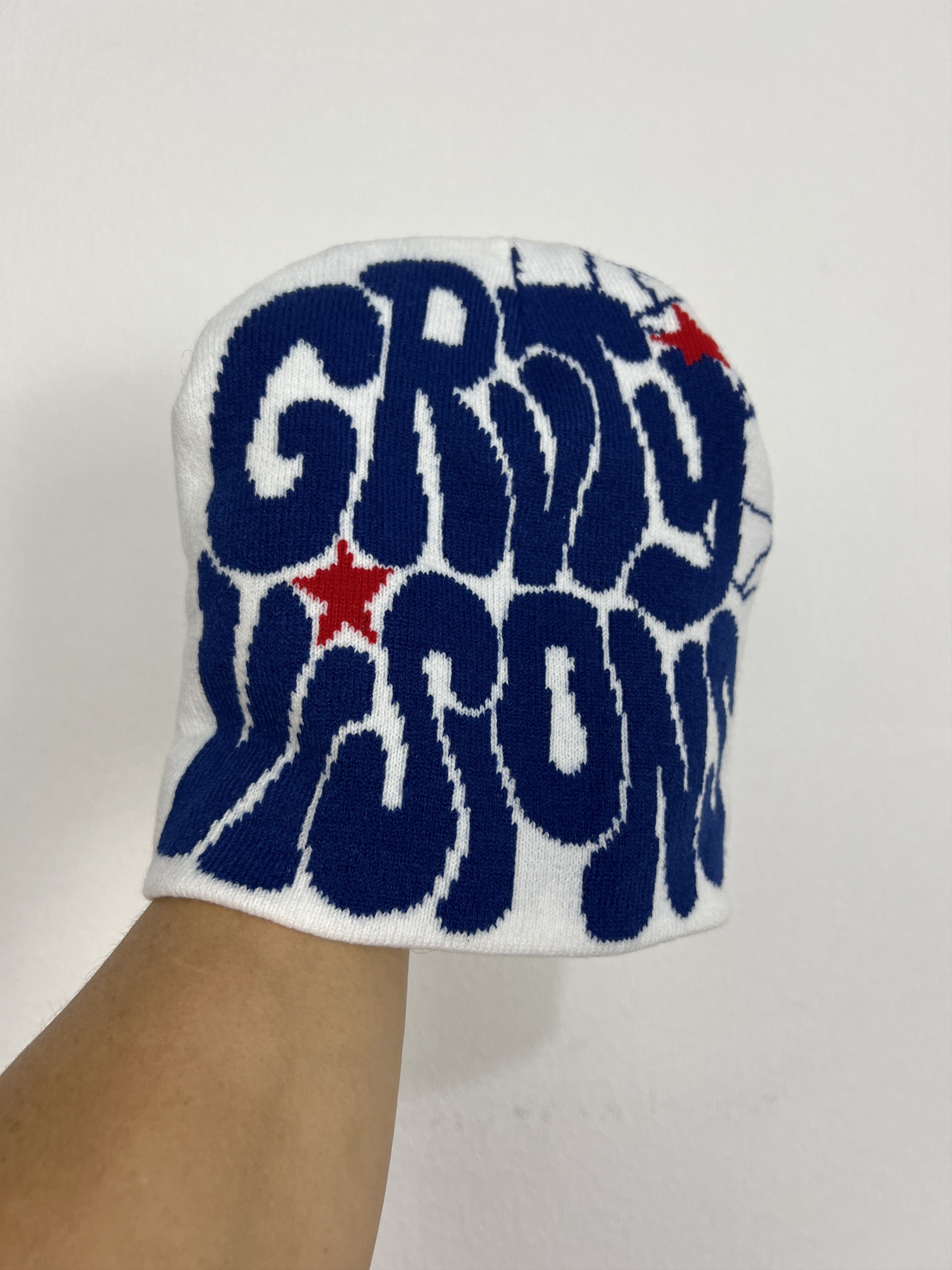 Vintage Beanie Jacquard Mohair Gravity Vision Winter Hat Cap Y2K Size ONE SIZE - 6 Thumbnail