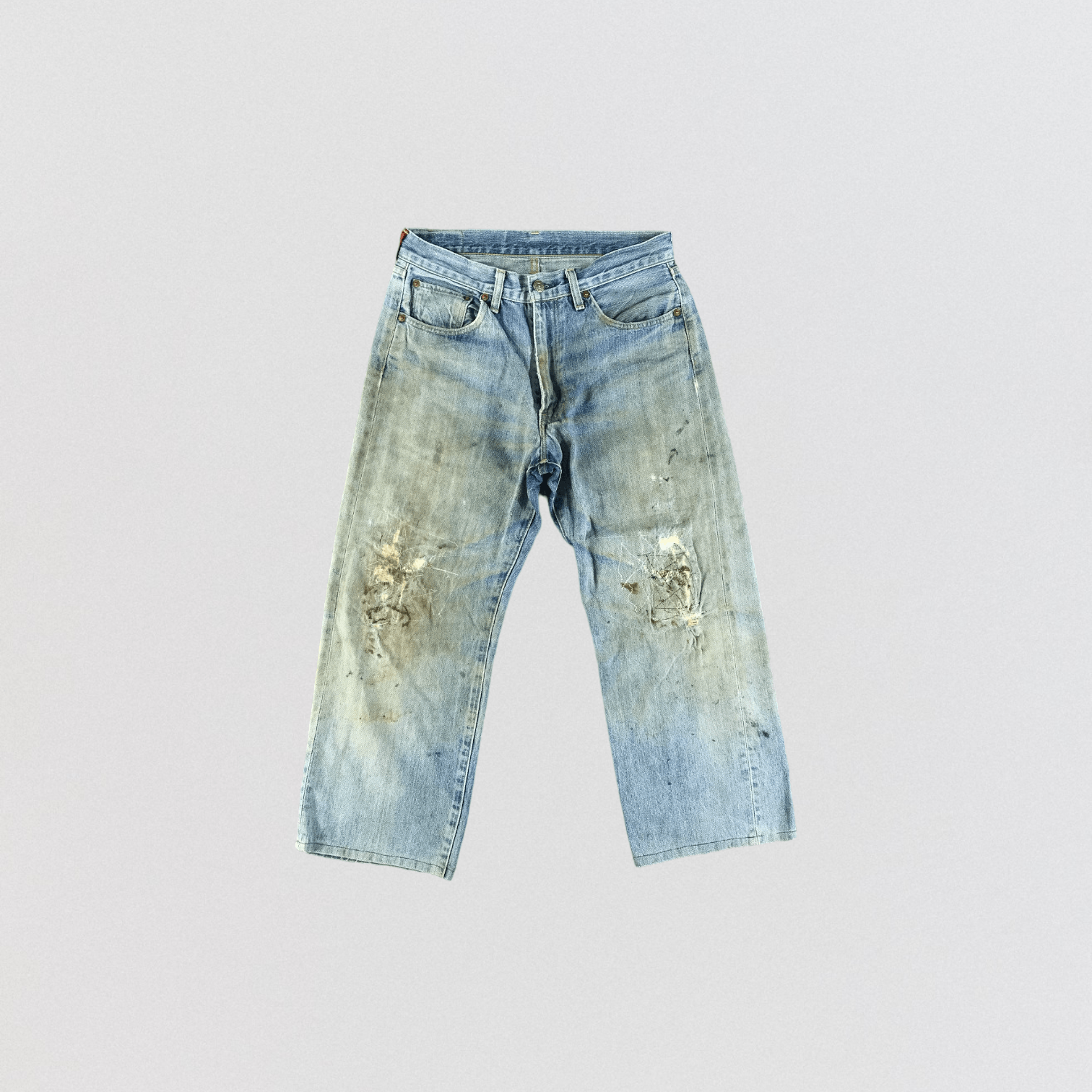 Levi's × Vintage 90s Vintage Dirty Red Loop Levis 510 Jeans-JM3336 Size US 31 - 1 Thumbnail