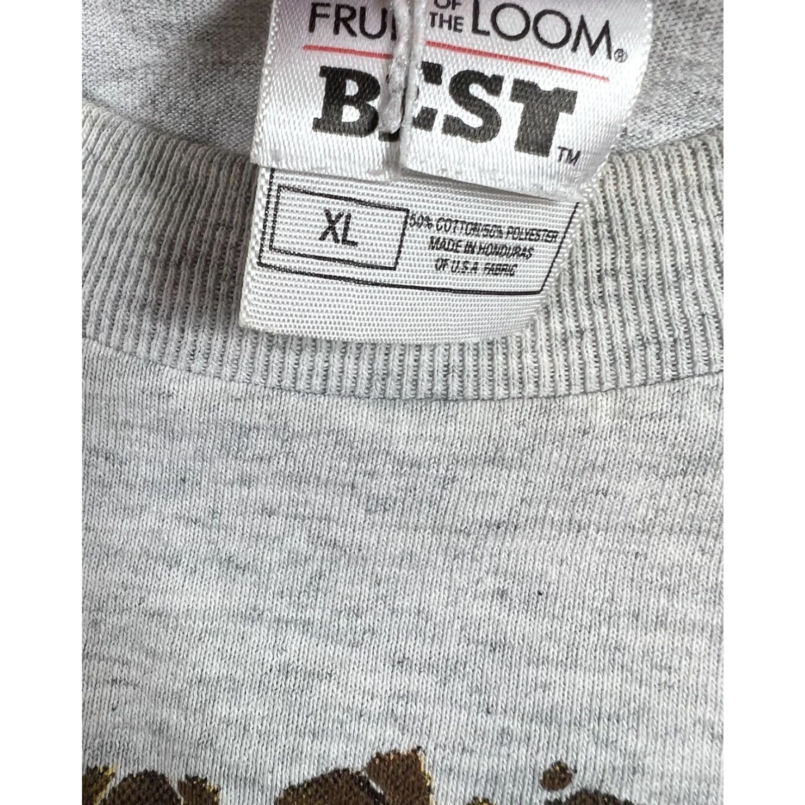 Fruit Of The Loom VINTAGE Fishing T Shirt Chew On This Lure XL Gray Men XL Fruit of the Loom T-Shirt Fish Pre owned Size US XL / EU 56 / 4 - 3 Thumbnail