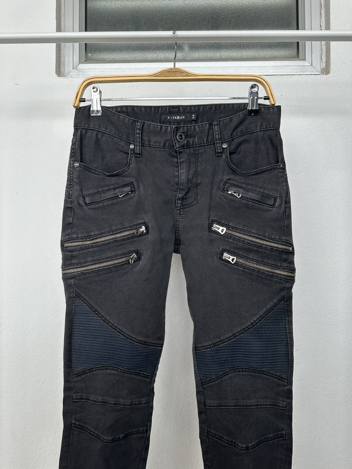 CIVARIZE SS09 Civarize multizipper j-rock vkei biker pant Size US 31 - 12 Thumbnail