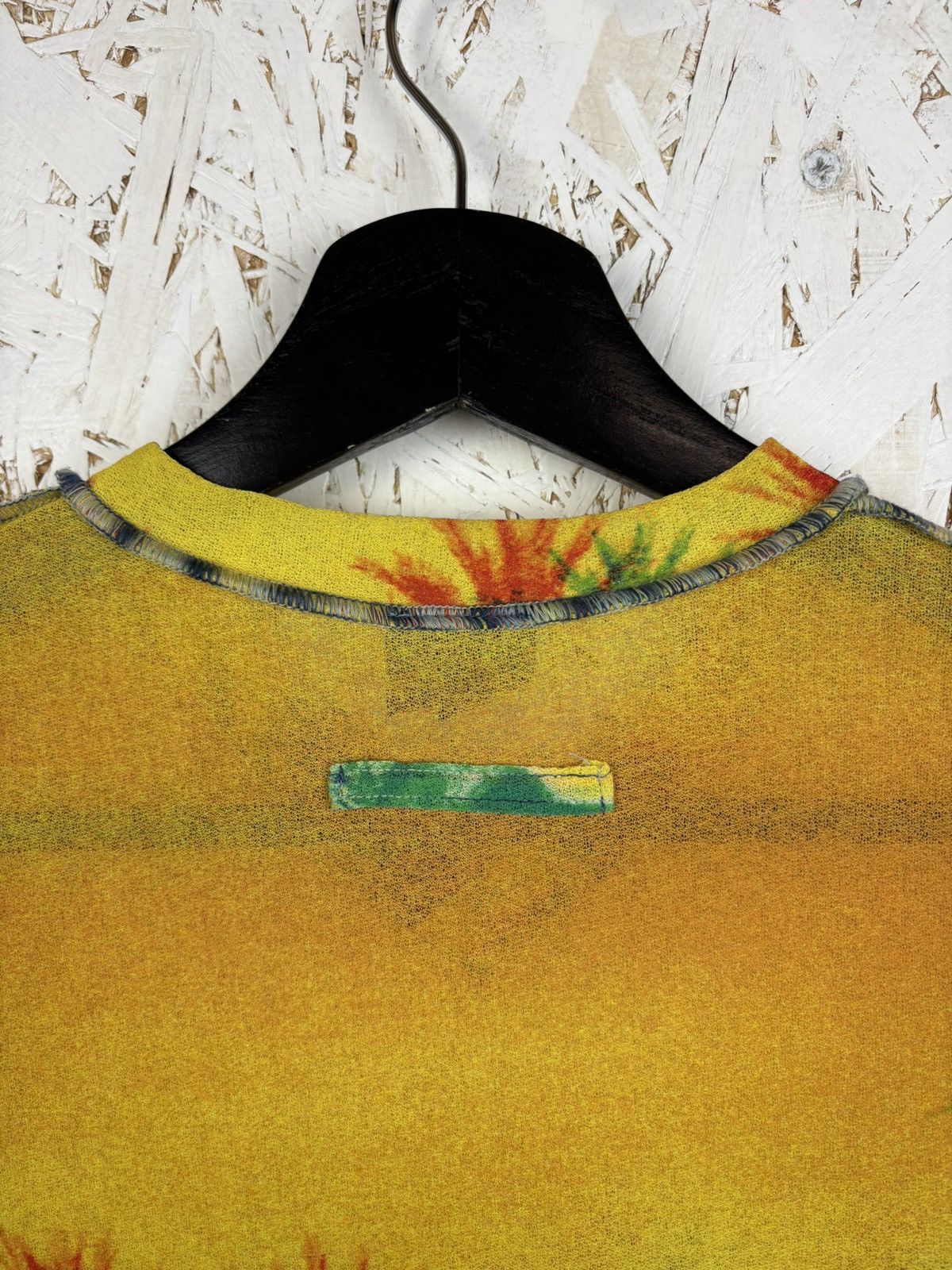 Jean Paul Gaultier Jean Paul Gaultier SS00 LSD Mesh V Neck Maille Long Sleeve M Size US M / EU 48-50 / 2 - 8 Thumbnail