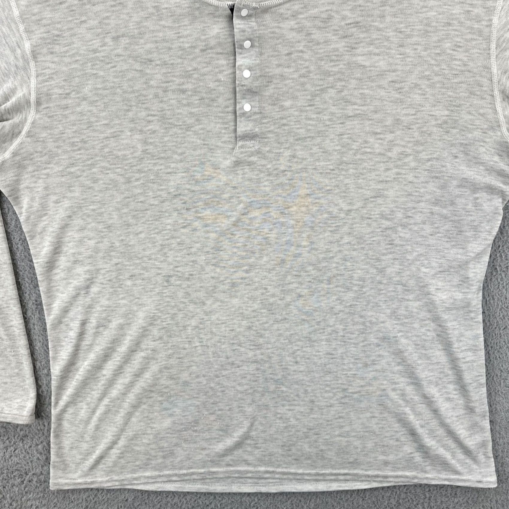 Patagonia VINTAGE Patagonia Capilene Mens XL Heather Gray Henley Shirt Made In USA 90s EUC Size US XL / EU 56 / 4 - 4 Thumbnail