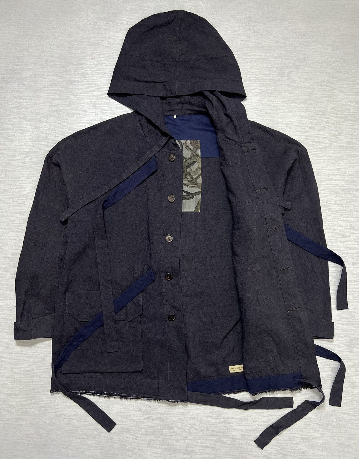 Ziggy Chen Ziggy Chen - S/S 17’ - Button Up Bondage Cotton/Linen Parka Size US S / EU 44-46 / 1 - 3 Thumbnail
