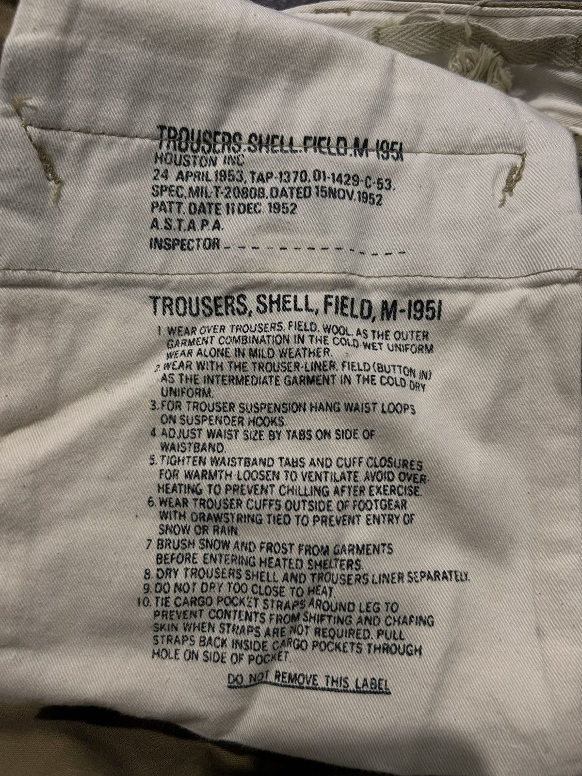 Vintage M51 Field Cargo Pants Size US 32 / EU 48 - 12 Thumbnail