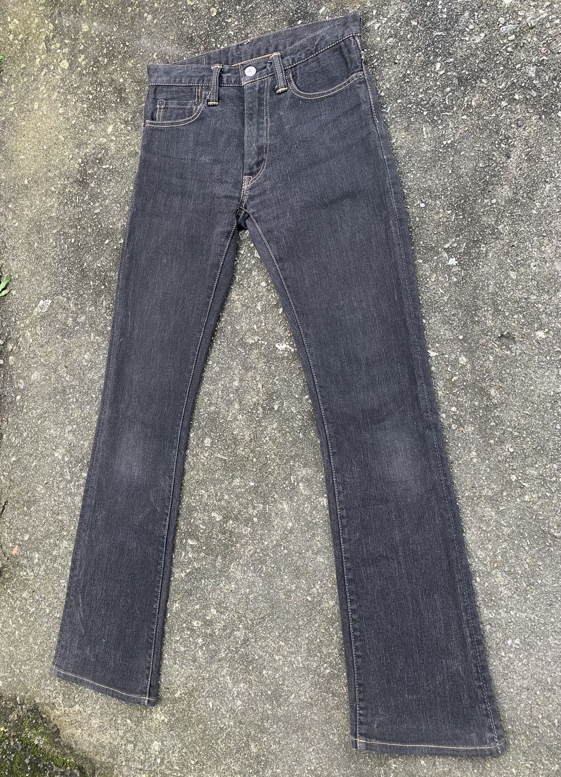 Alchemist Alchemist Fab Four Flare Stretching Leather Patch jeans Size US 27 - 5 Thumbnail