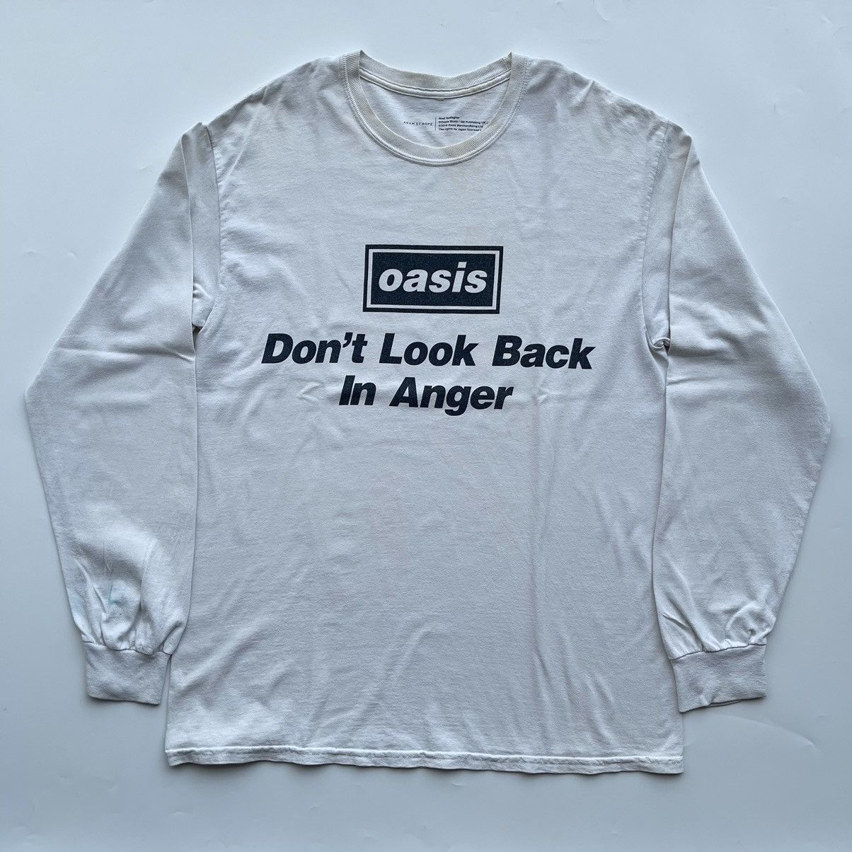 ADAM ET ROPE’ OASIS Tシャツ anger oasis for ADAM ET ROPE Song lyrics T-Shirt -Don't Look Back
