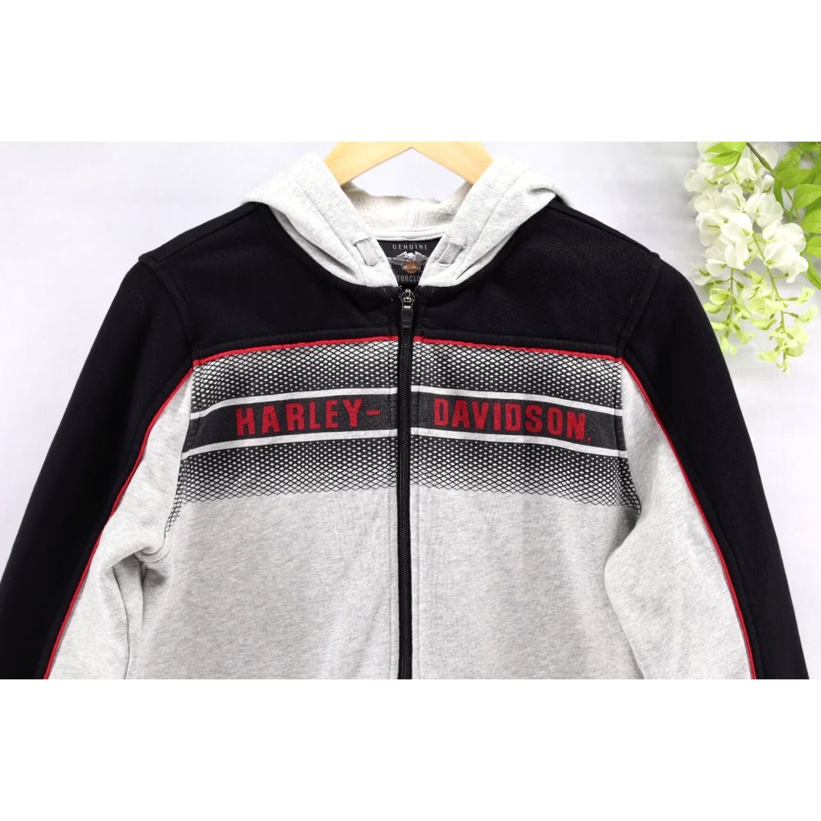 Harley Davidson Harley-Davidson Women's Hoodie Shirt Full Zip Size L / US 10 / IT 46 - 3 Thumbnail