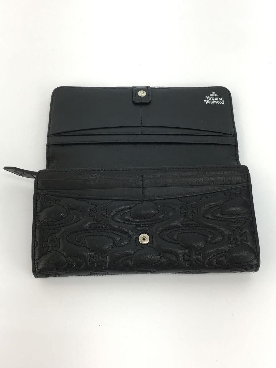 Vivienne Westwood Vivienne Westwood Plain Lthr Long Wallet Black Size ONE SIZE - 4 Thumbnail
