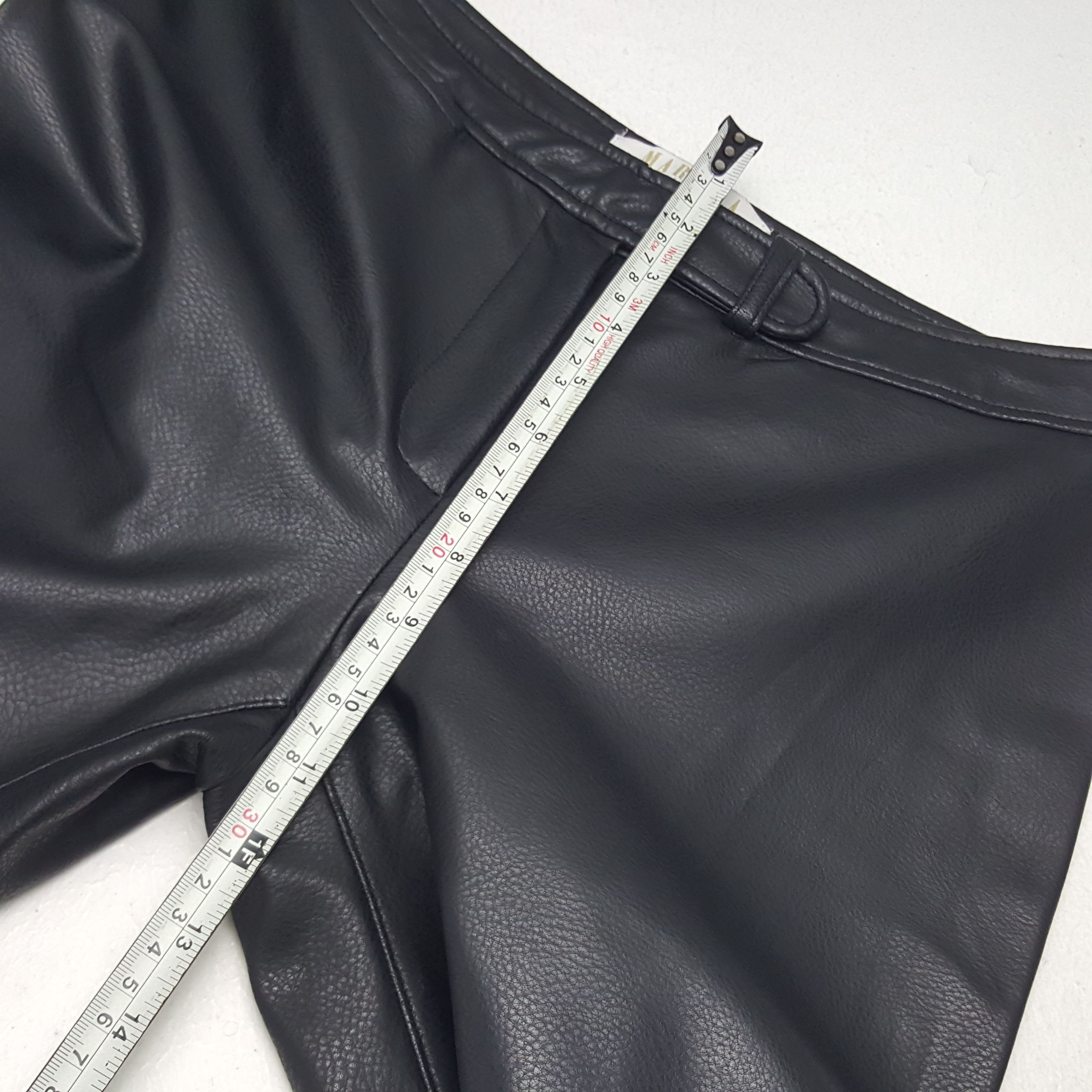 Marella × Vintage Vintage Marella Tricot Italian Brand Leather Pants Size 28" / US 6 / IT 42 - 7 Thumbnail