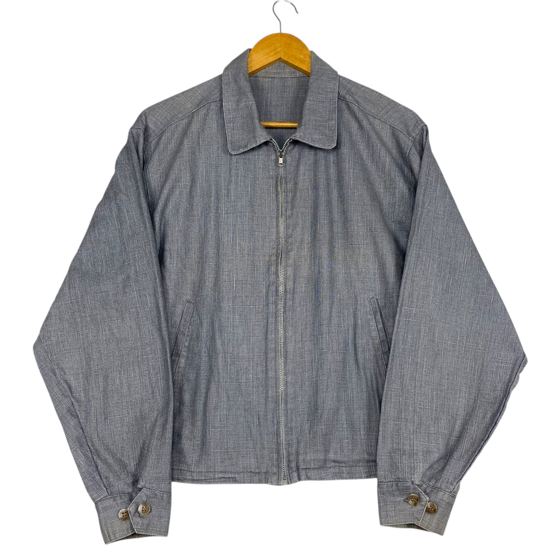 Japanese Brand 💥 SLUMMING JAPAN CHAMBRAY BLOUSON JACKET Size US M / EU 48-50 / 2 - 1 Thumbnail