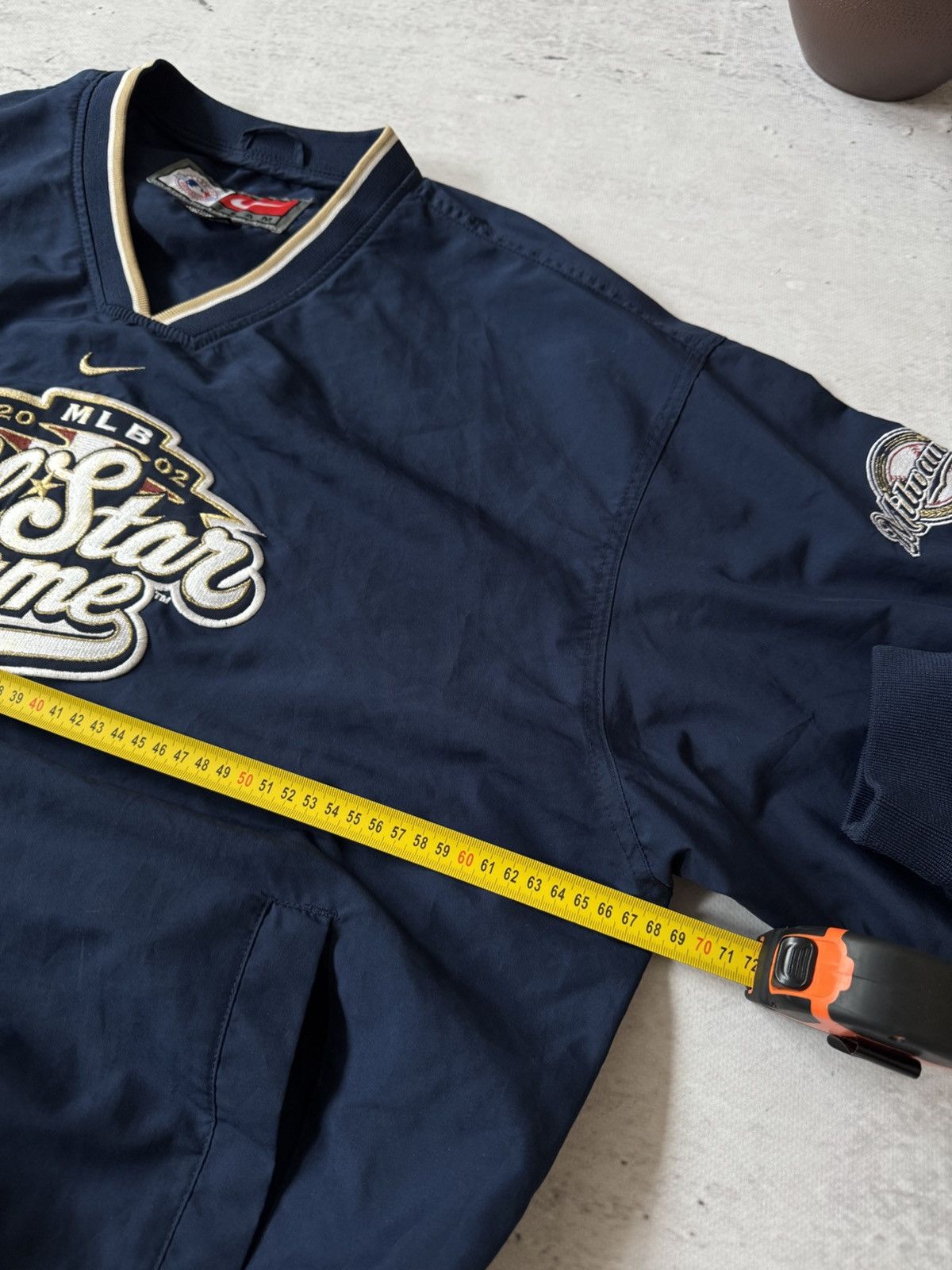 Nike × Vintage NIKE ALL STARS GAME VINTAGE 00s y2k BAGGY NYLON SWEATSHIRT Size US L / EU 52-54 / 3 - 10 Thumbnail