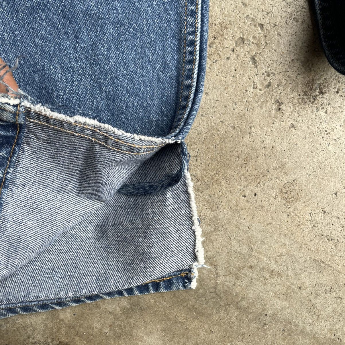 Levi's Vintage Clothing 🔥Vintage 90s Levis Stoned Washed Loose Fit Denim Jeans Size US 31 - 8 Thumbnail