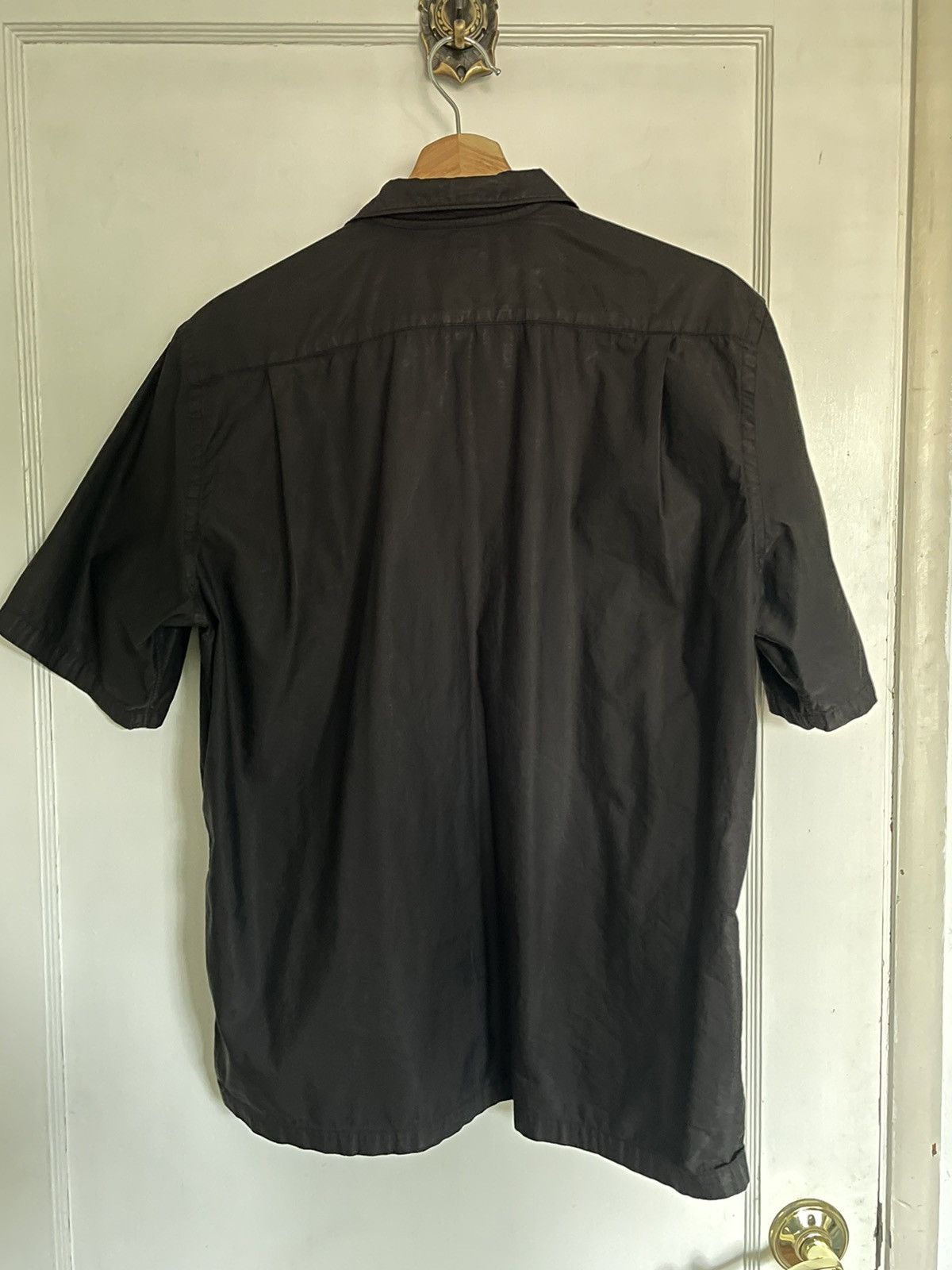 Comme des Garcons Homme Comme des Garcon Homme Nylon Camp Collar Shirt Size US M / EU 48-50 / 2 - 2 Thumbnail