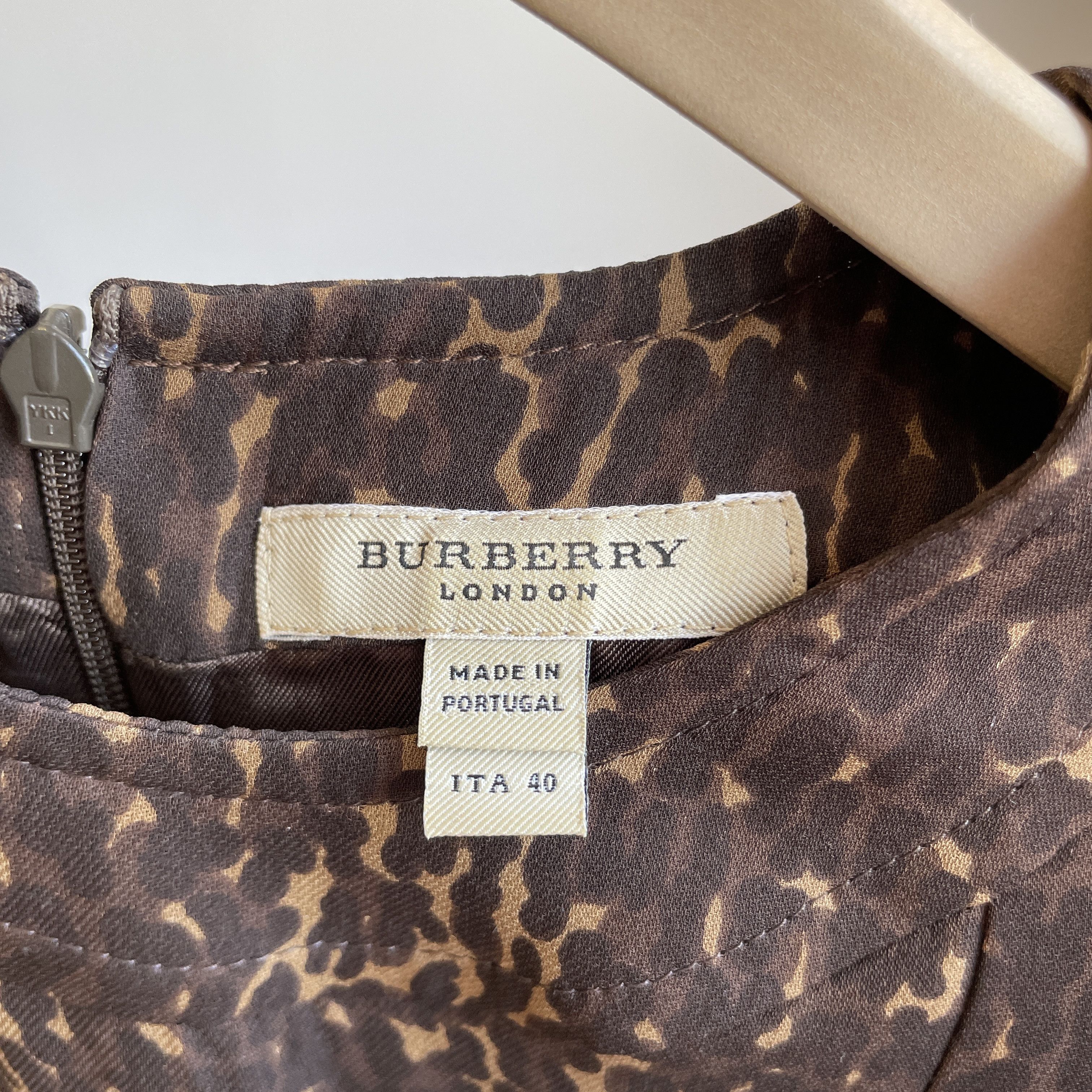 Burberry Burberry Leopard Print Silk Tank Dress Size M / US 6-8 / IT 42-44 - 6 Thumbnail