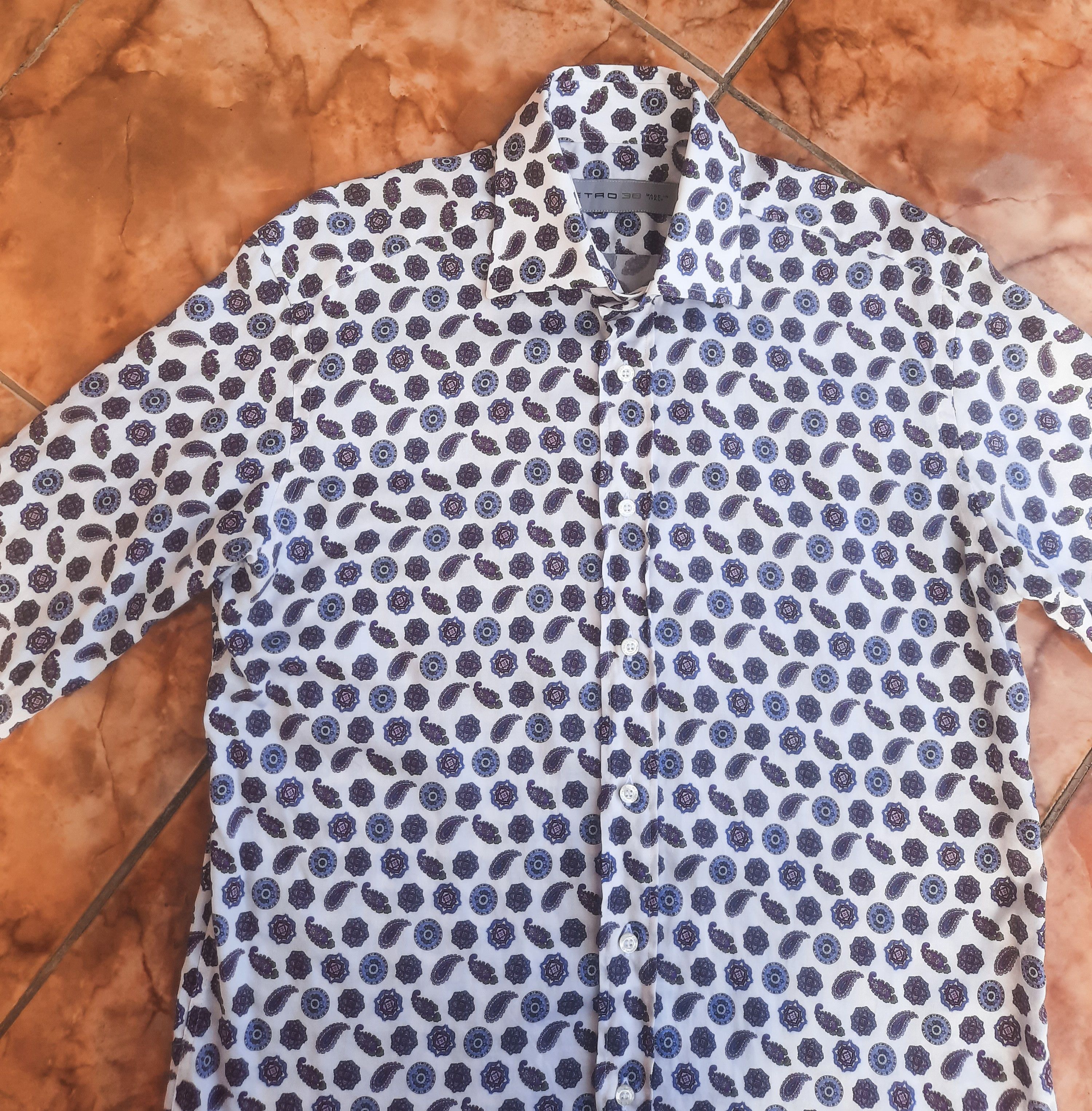 Etro ETRO PAISLEY SHIRT BUTTON Size US M / EU 48-50 / 2 - 1 Thumbnail
