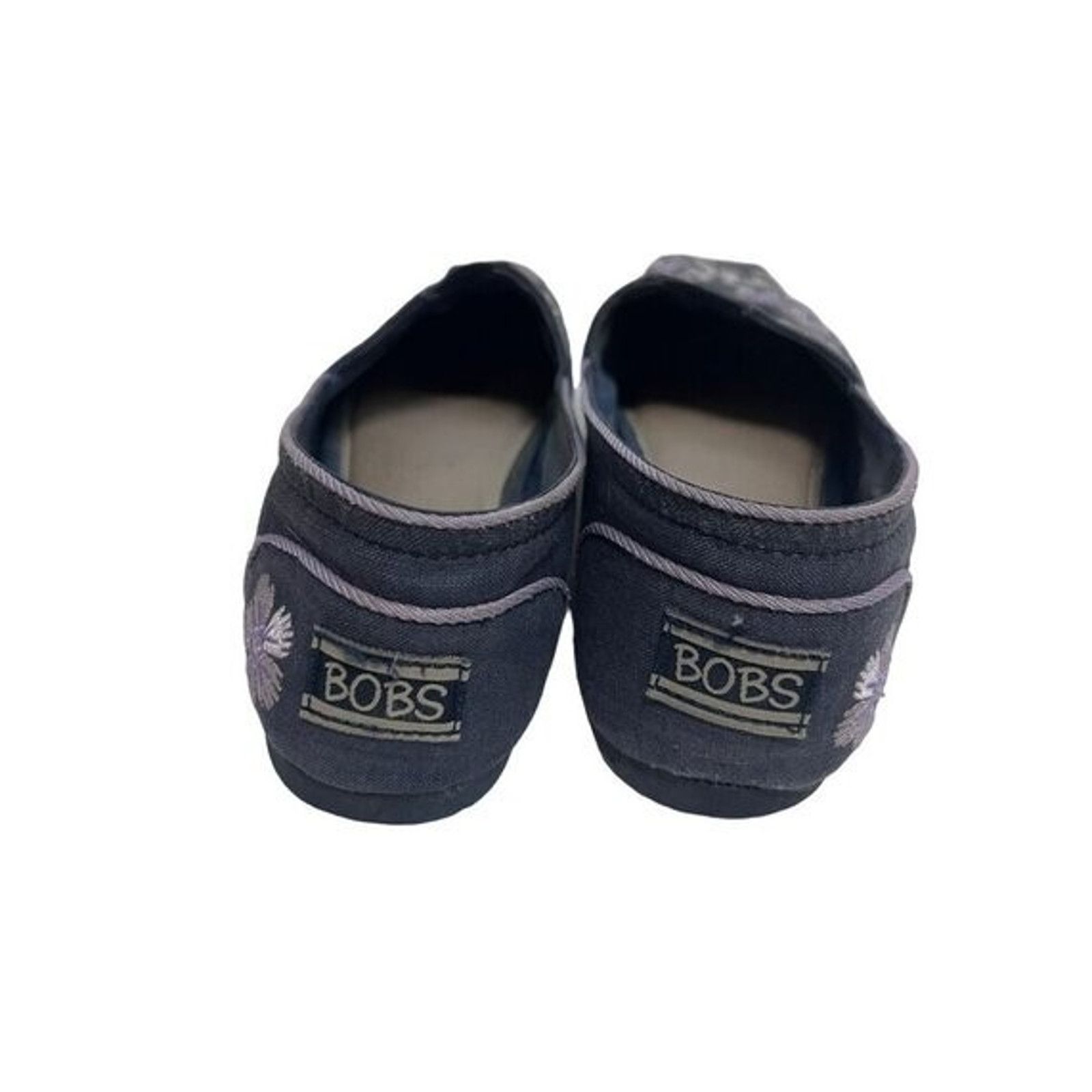 SKECHERS Skechers Bobs Blue Floral Shoes US 7.5 Slip On Flats Cushion Size US 7.5 / IT 37.5 - 7 Thumbnail