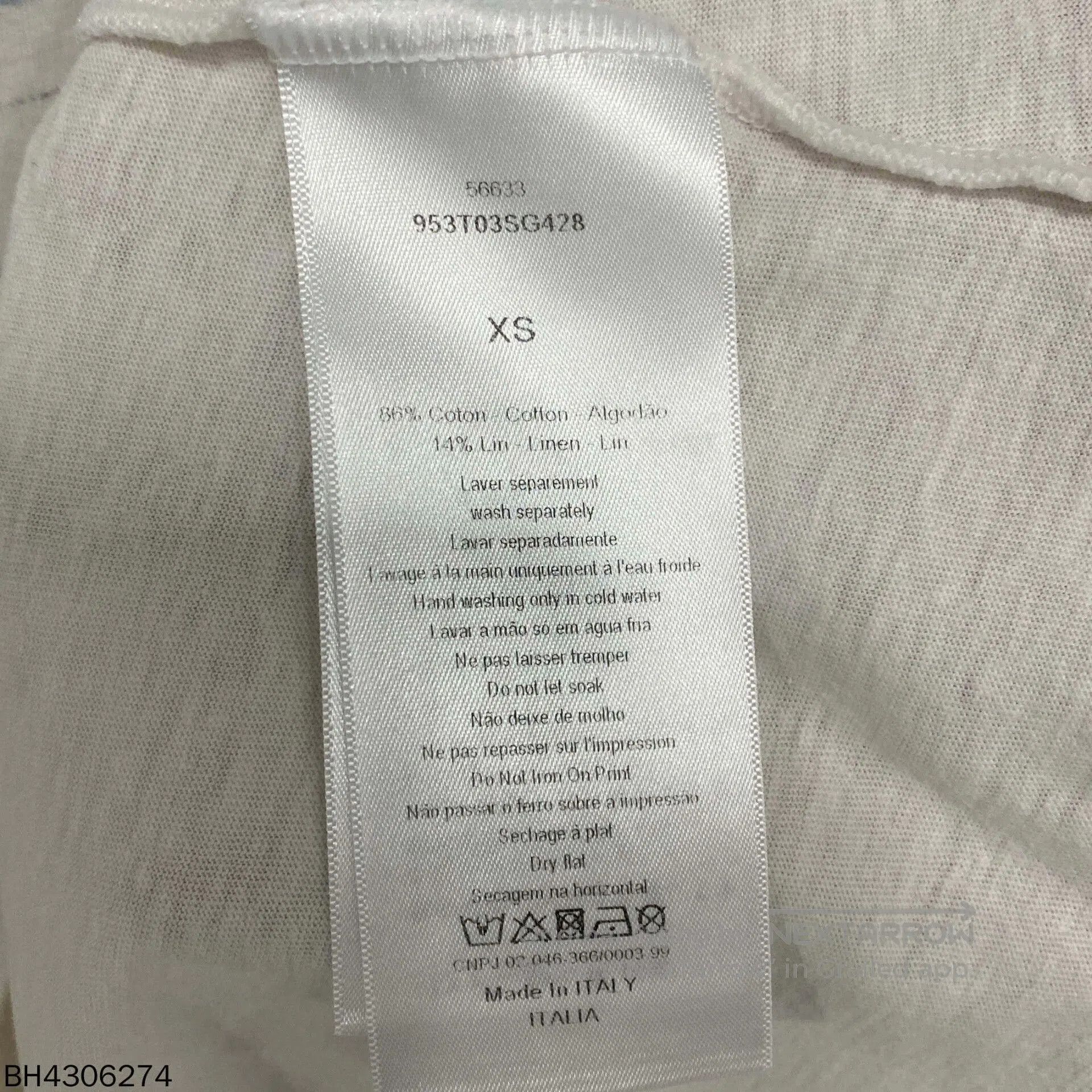 Dior Dior Washed Vintage Graphic Short. Size XS / US 0-2 / IT 36-38 - 4 Thumbnail