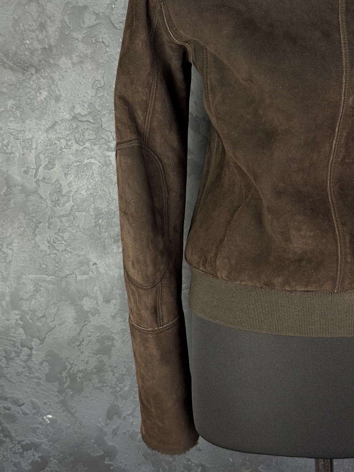Prada 2000s Prada Brown Shearling Leather Jacket Women's Size L / US 10 / IT 46 - 14 Thumbnail