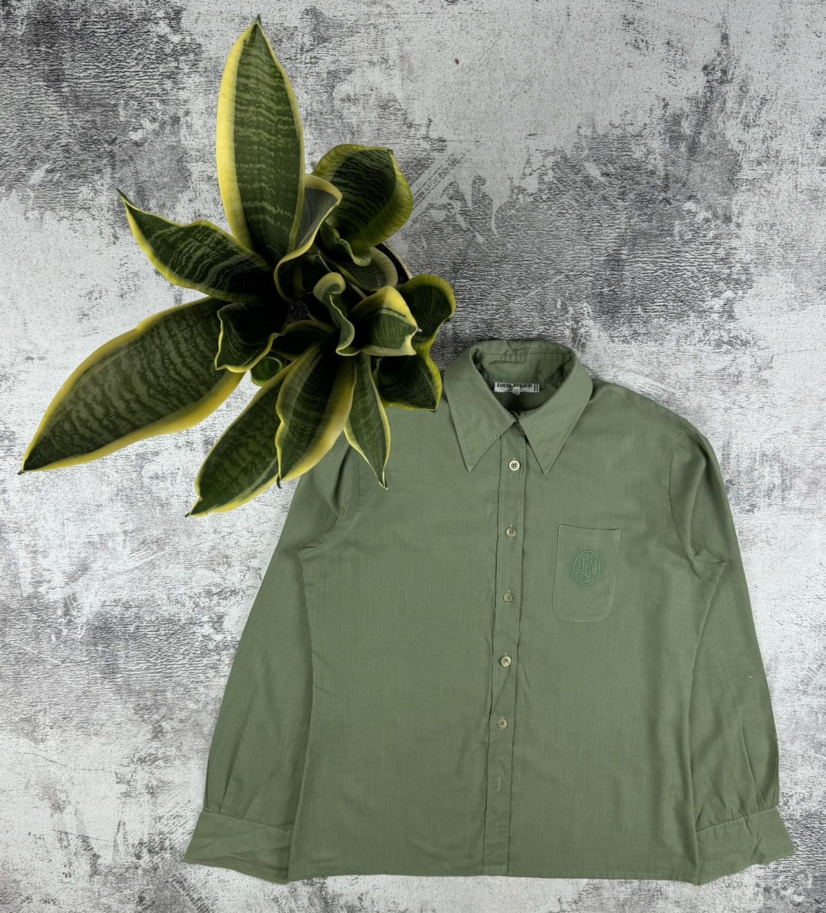 Louis Feraud 80S Louis Feraud Made in France Paris Longsleeve Shirt Tee Size L / US 10 / IT 46 - 1 Thumbnail