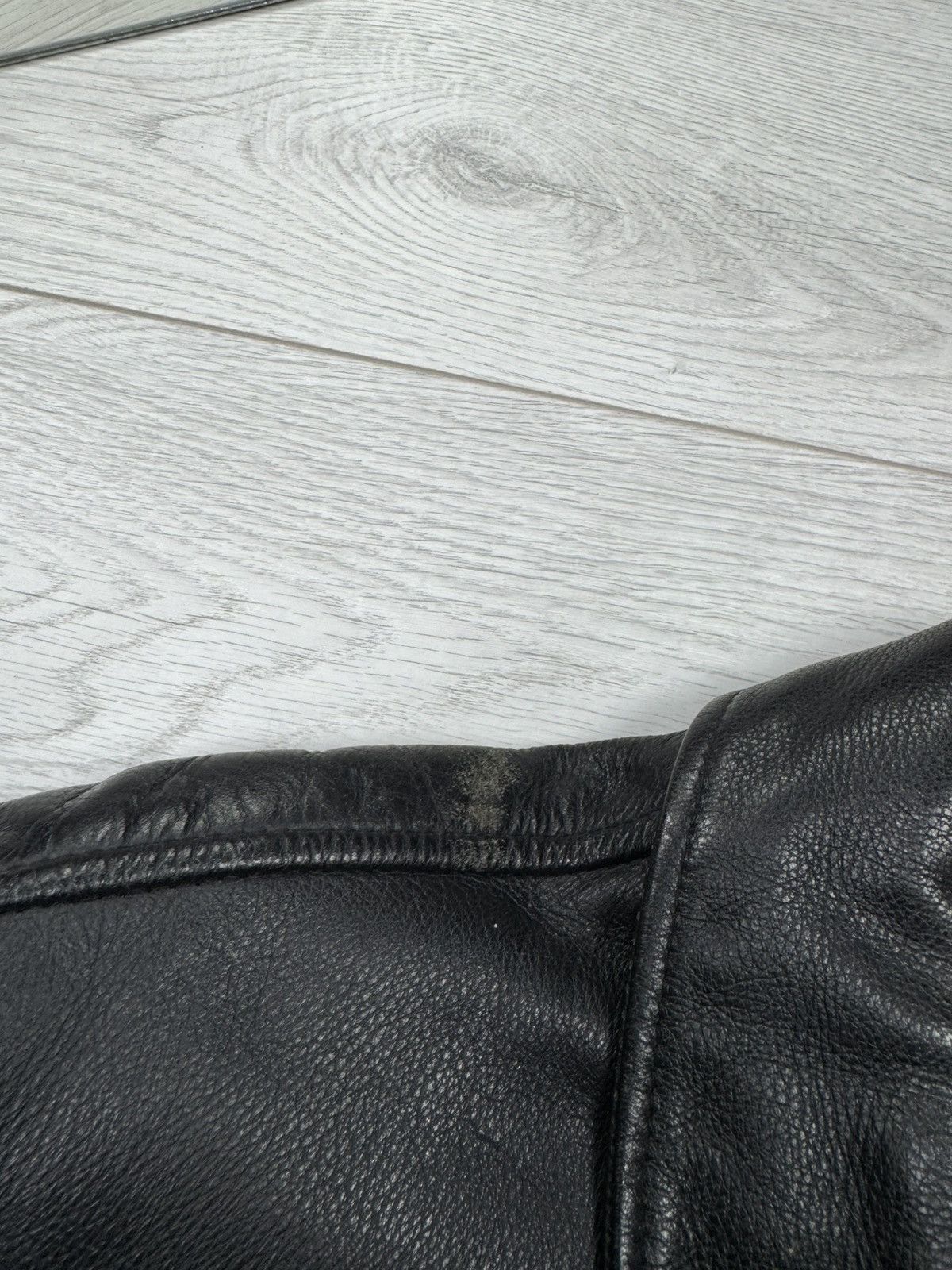 Angelo Litrico × Vintage Vintage 90s Y2K heavy leather coat jacket japan style Size US L / EU 52-54 / 3 - 7 Thumbnail
