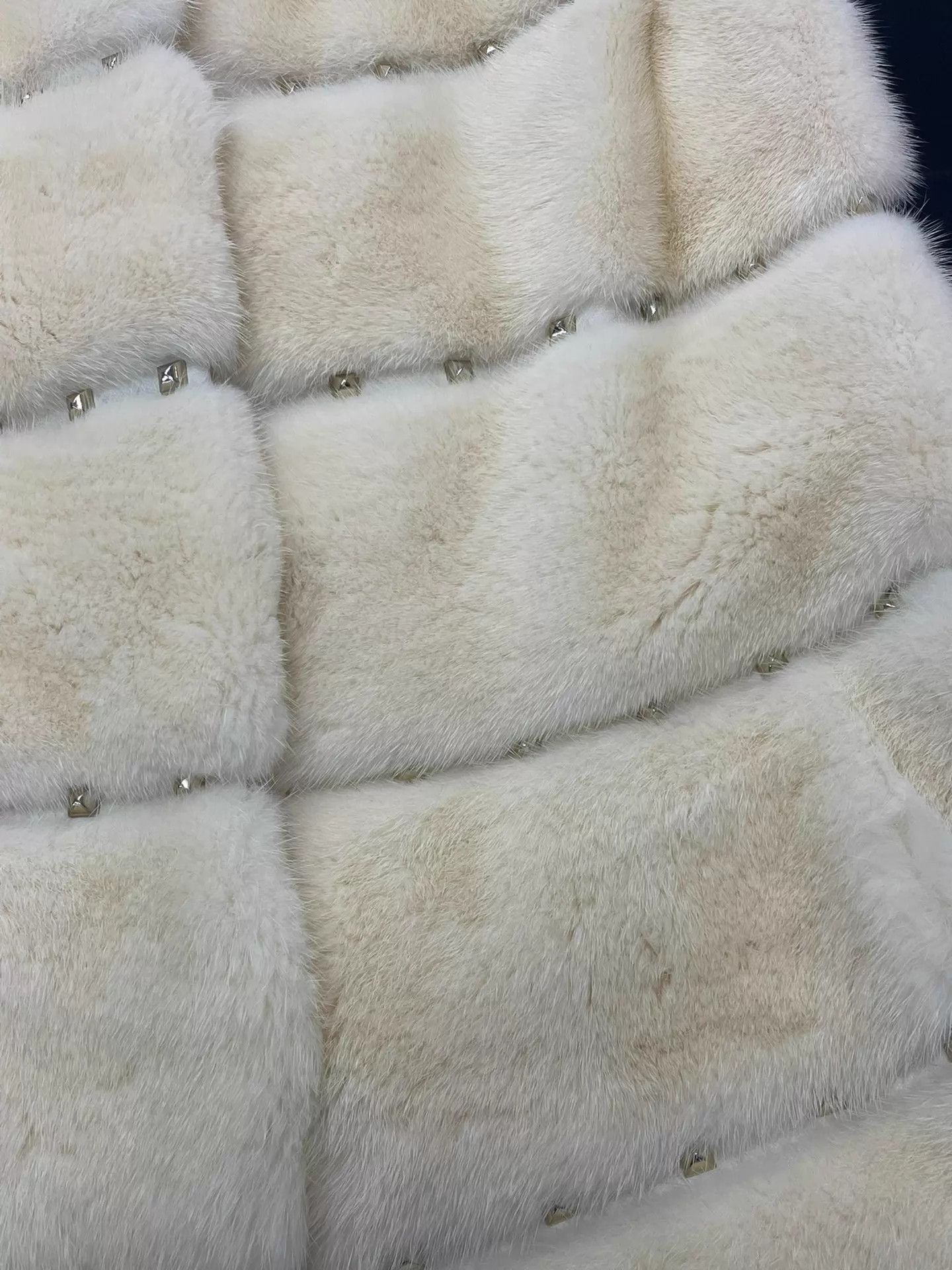 Other GEGINA Beige Mink Fur Vest Size 40 New Size S / US 4 / IT 40 - 2 Thumbnail