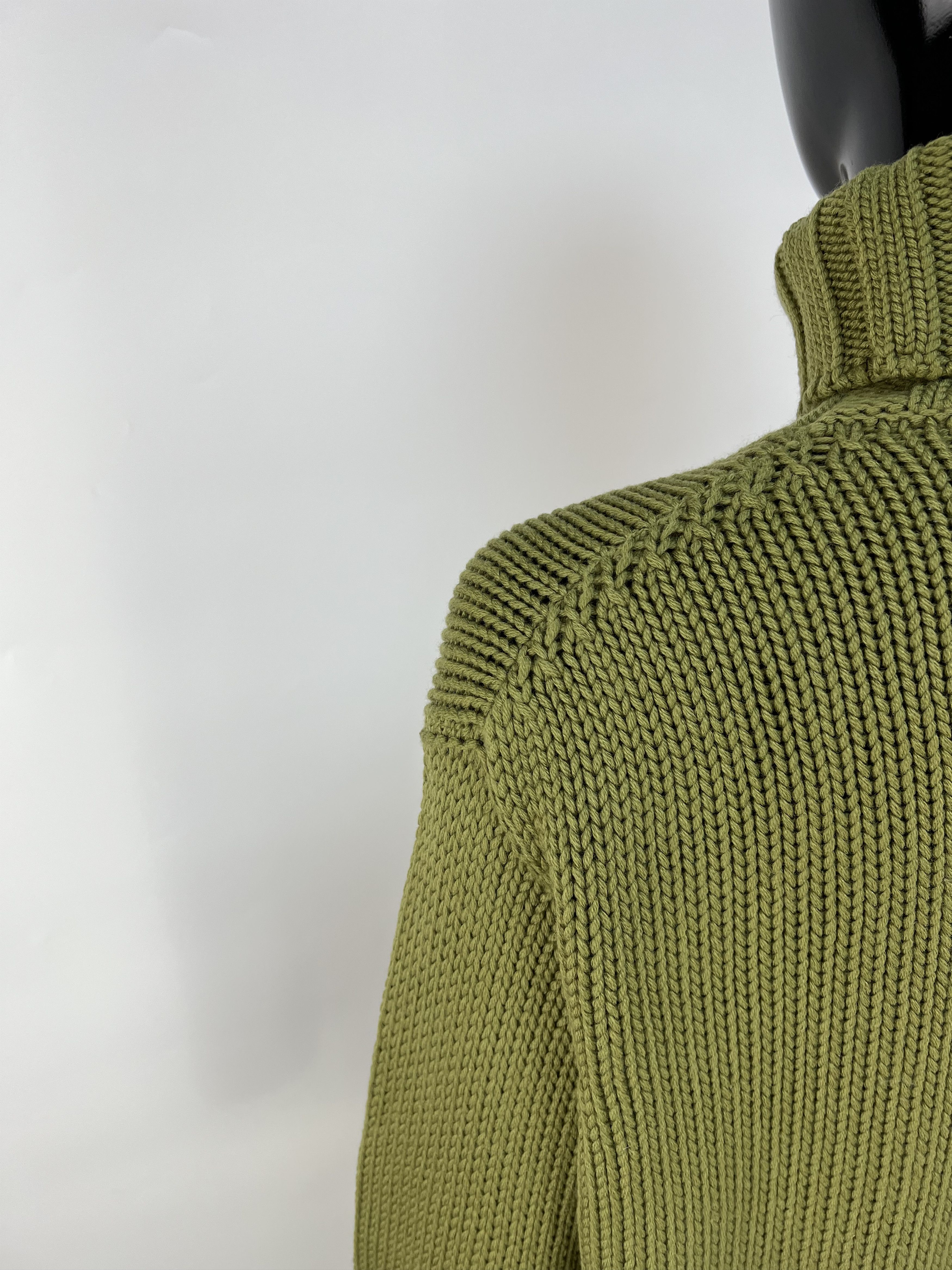 Cruciani Cruciani 100% Wool Knitted Turtleneck Sweater Size IT 44 Size M / US 6-8 / IT 42-44 - 8 Thumbnail