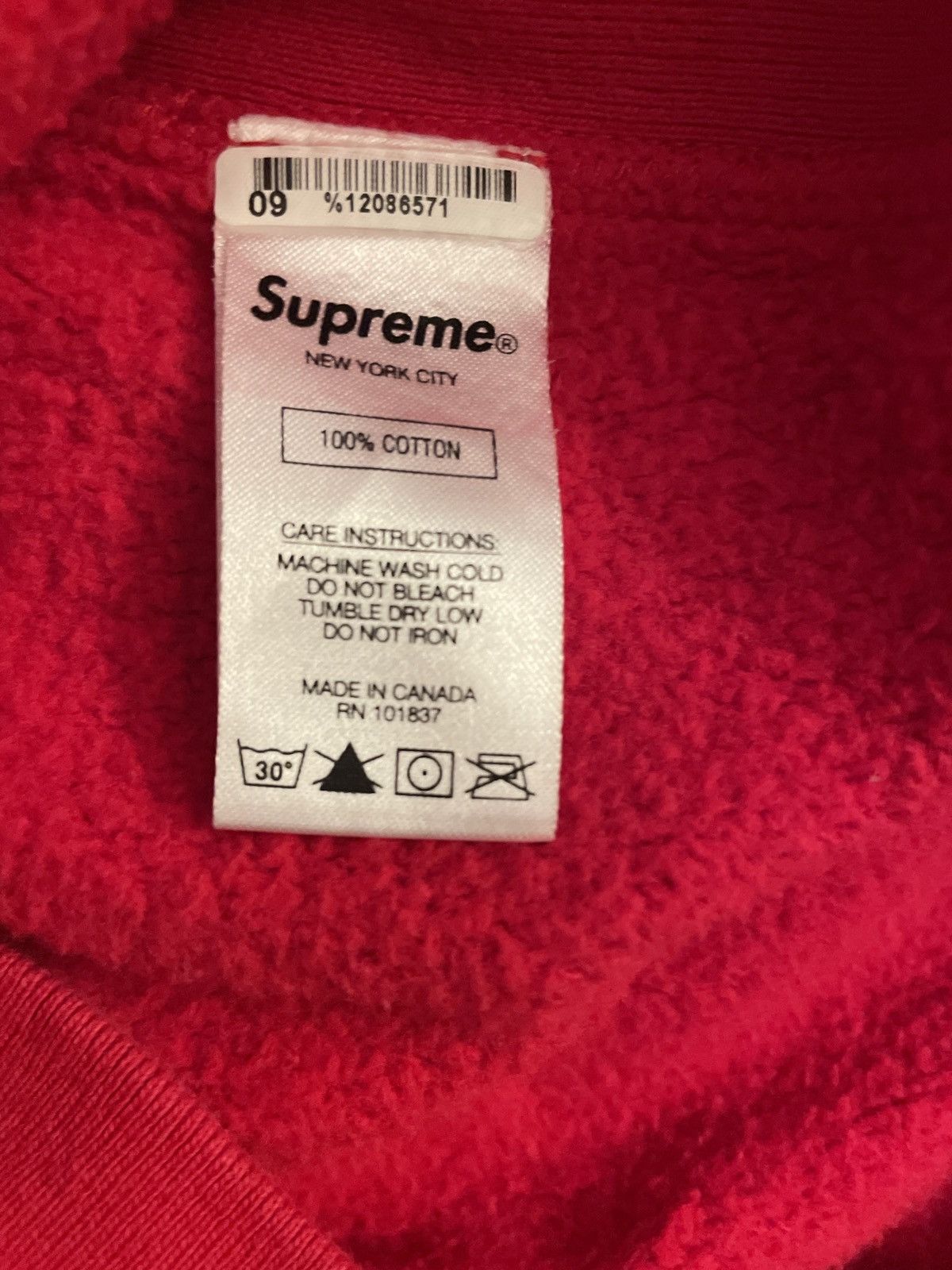 Supreme Supreme Studded Back Hooded Sweatshirt Red Size US L / EU 52-54 / 3 - 8 Thumbnail