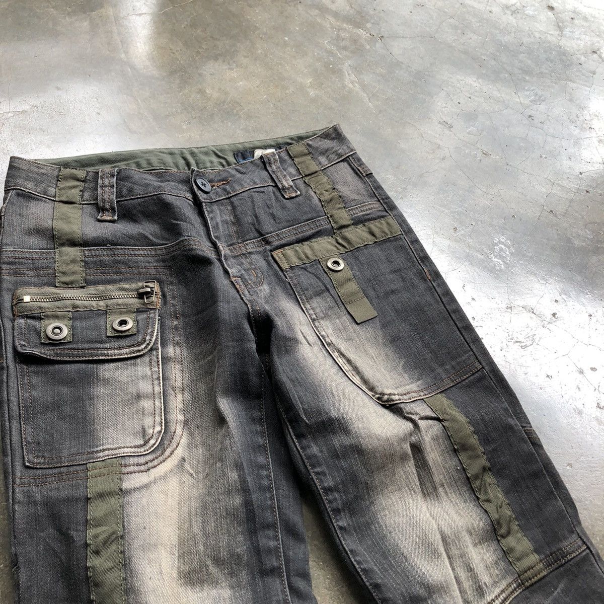 If Six Was Nine Archive Super flared Blue Jam Military opium style 🍒 Size US 30 / EU 46 - 3 Thumbnail